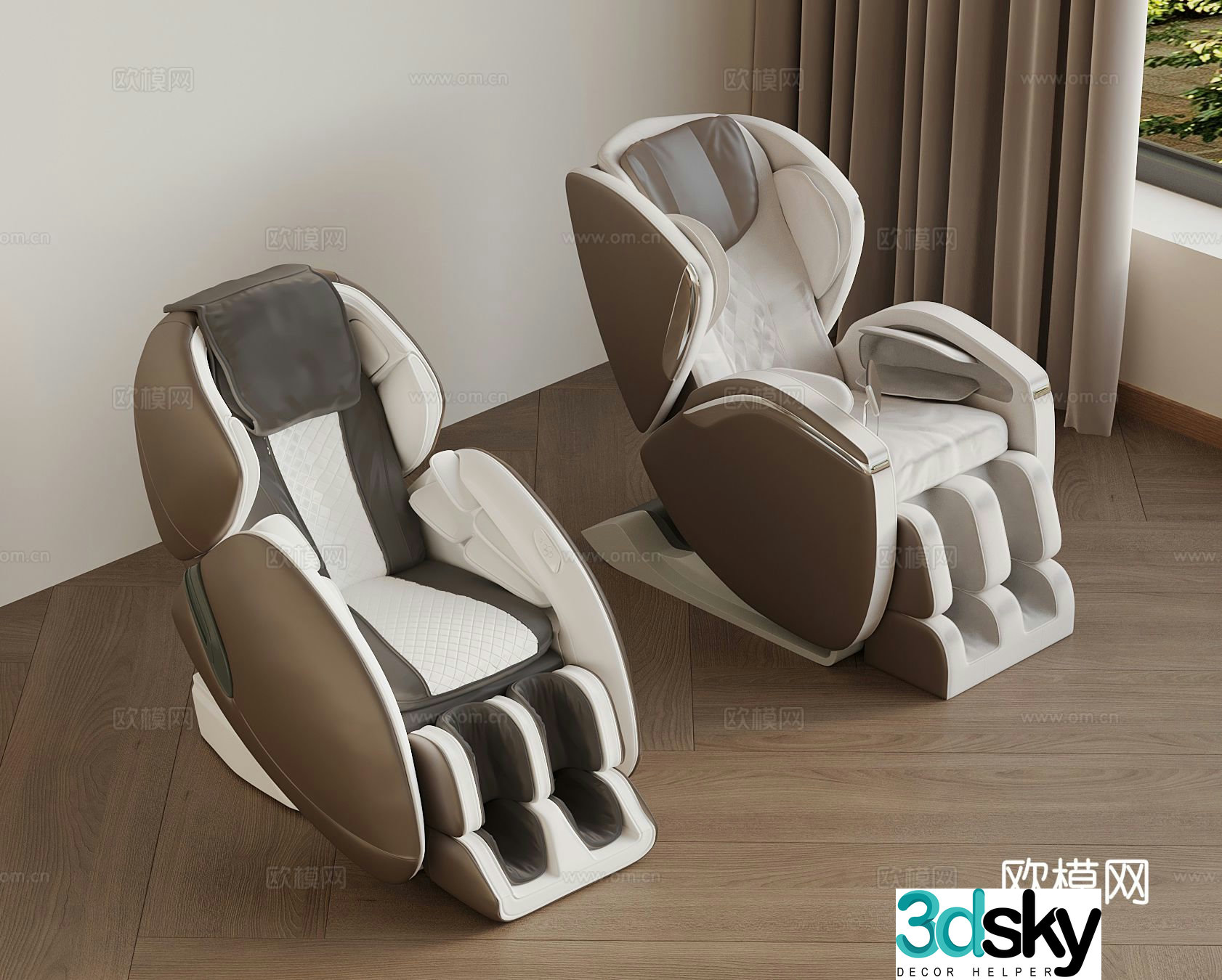 Massage chair electric sofa 3d model