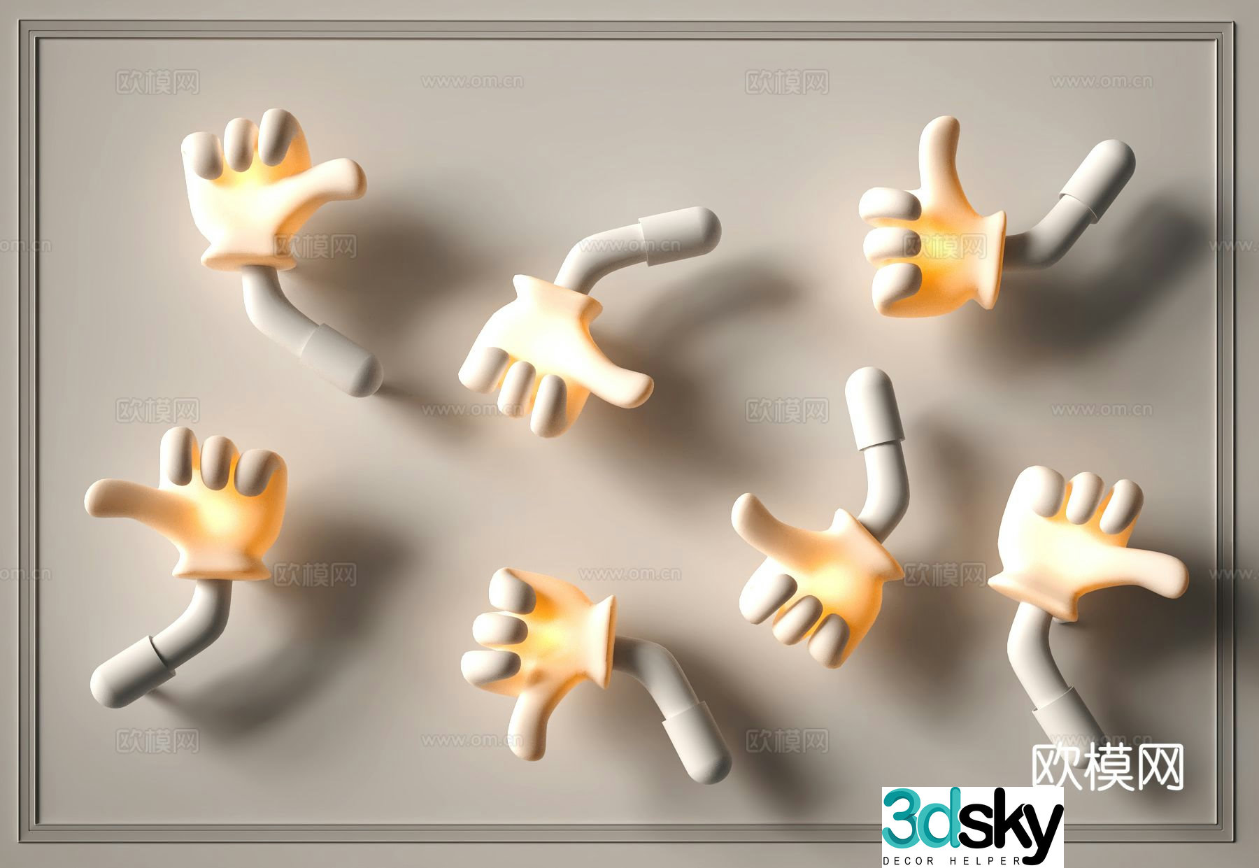 Children’s wall lamp creative wall lamp personalized wall lamp 3D model
