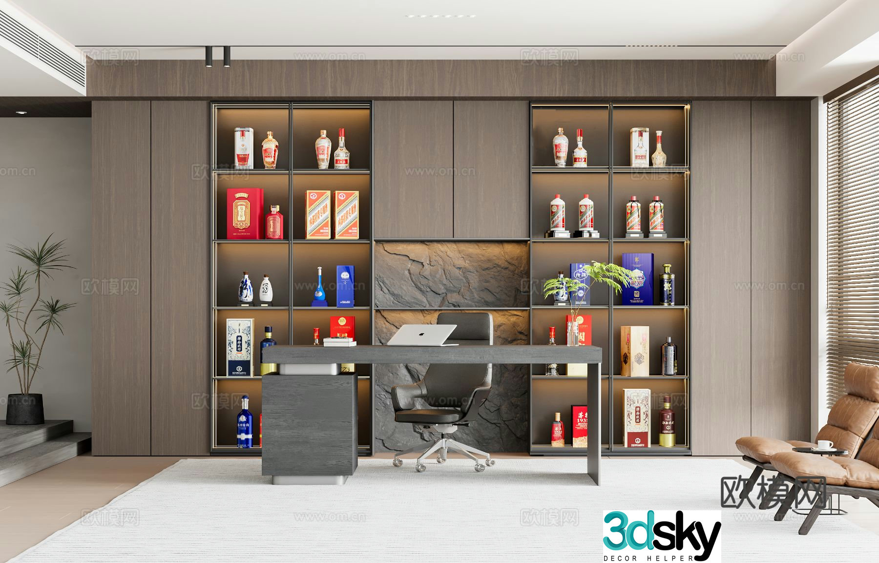 Italian study 3D model