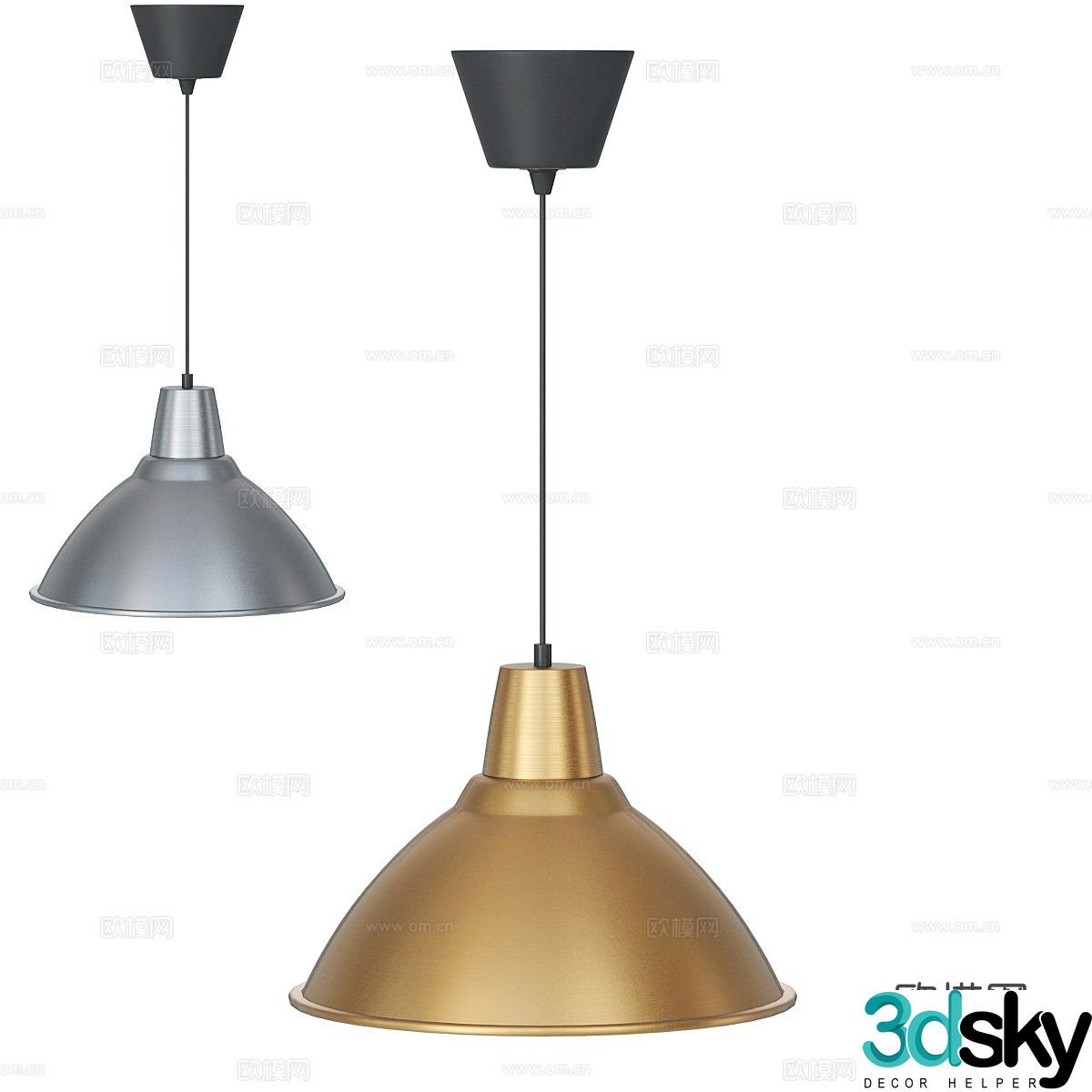 Minimalist chandelier art chandelier 3d model
