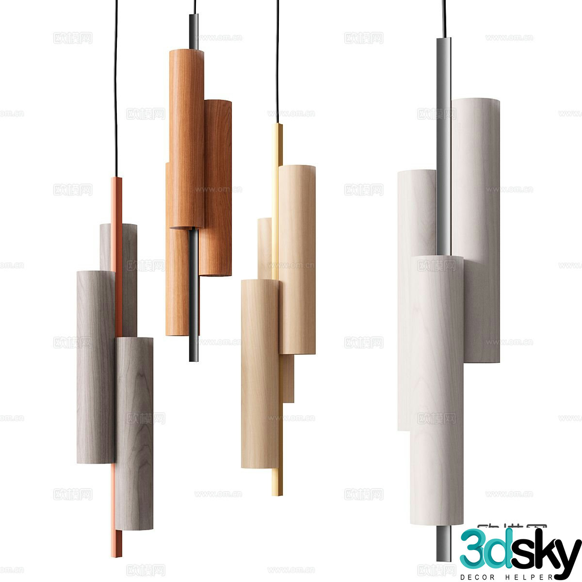 Creative chandelier art chandelier 3d model