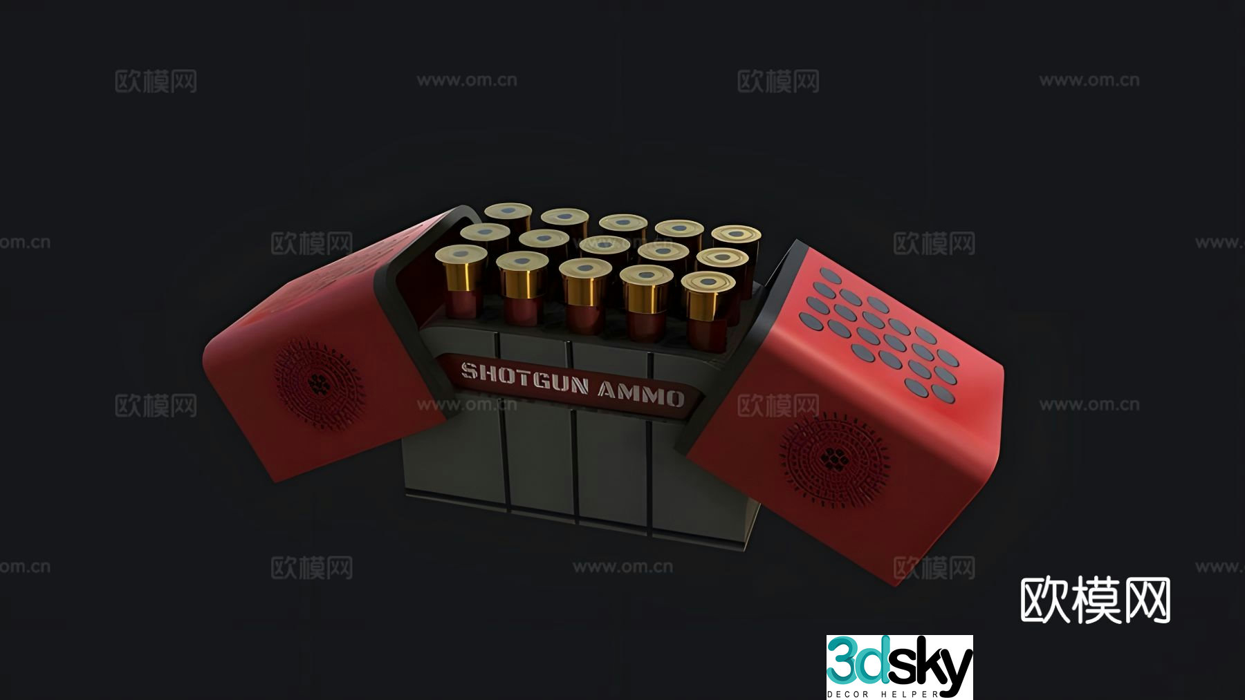bullet box bullet 3d model