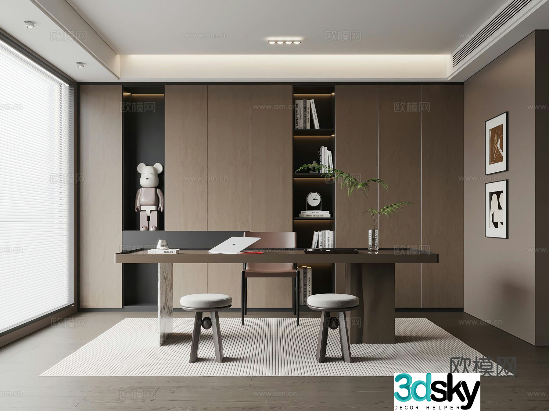 Italian study 3D model