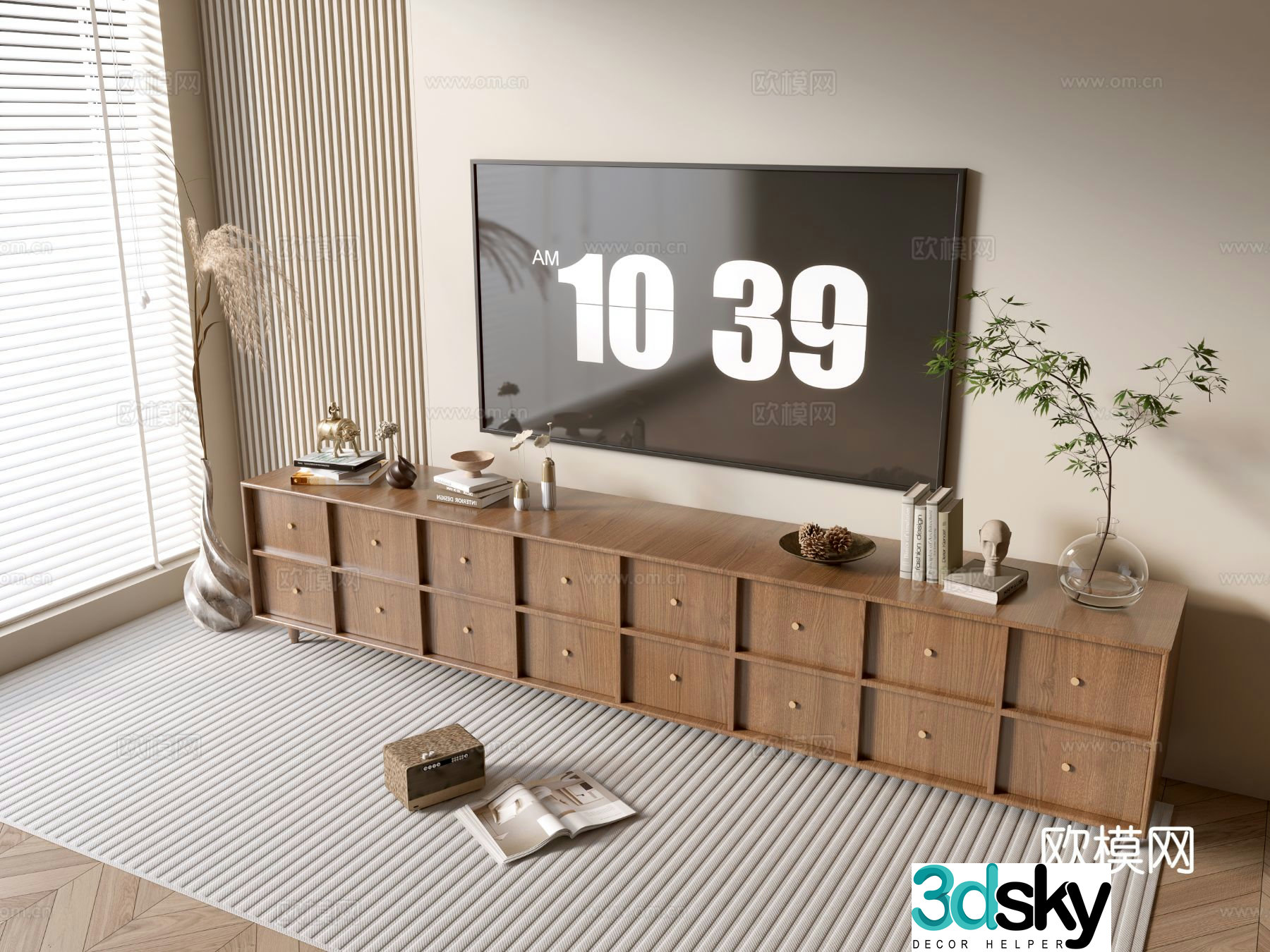 Modern TV cabinet 3d model