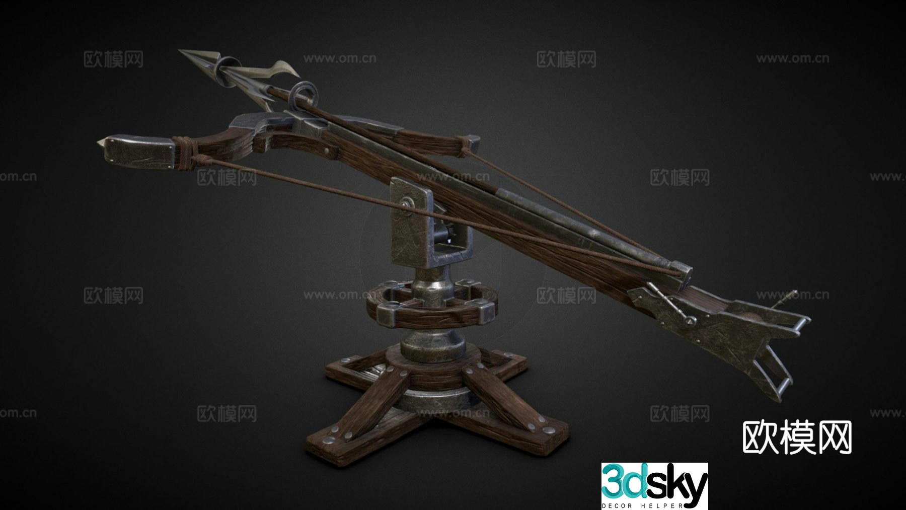 crossbow 3d model