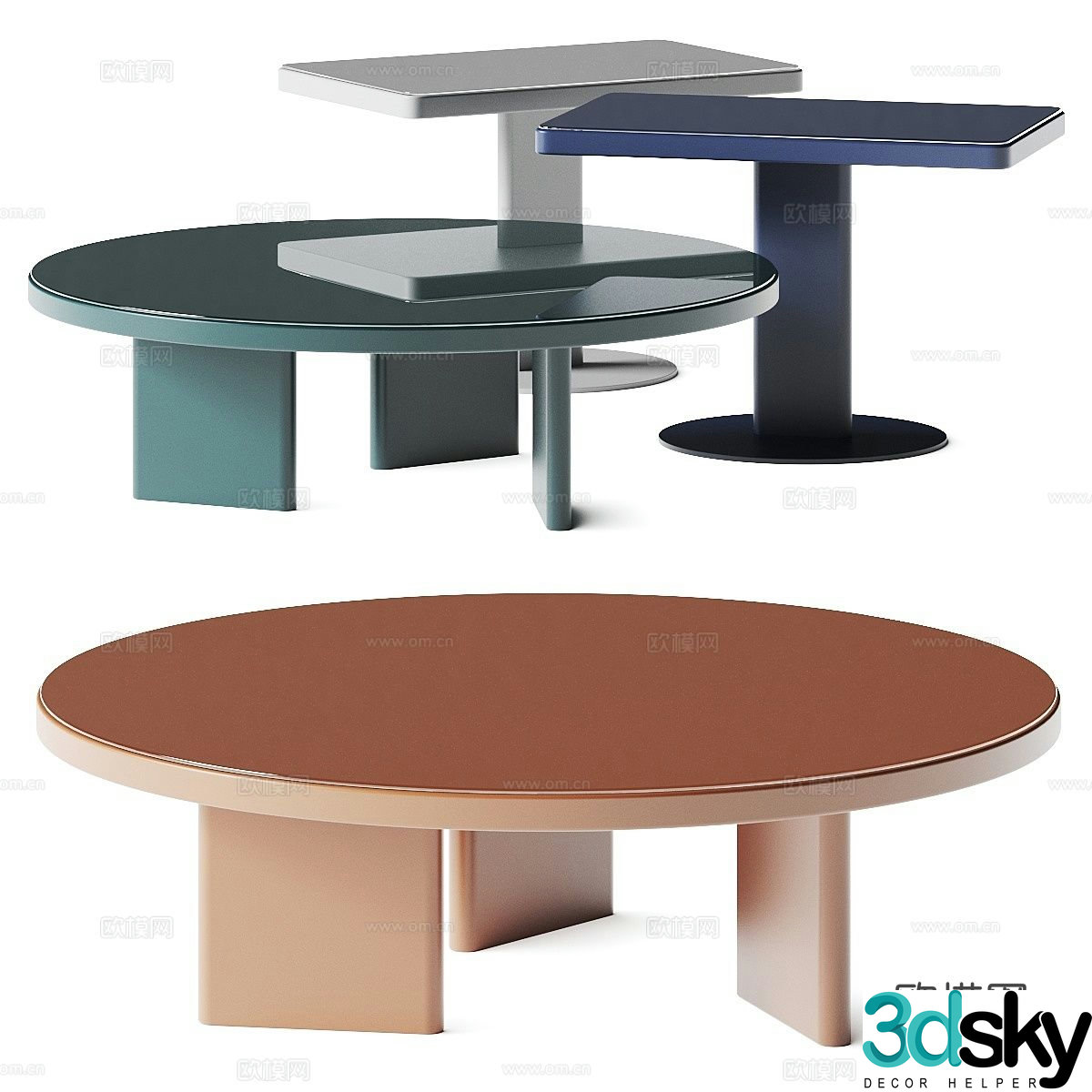 3D model of mother-in-law coffee table