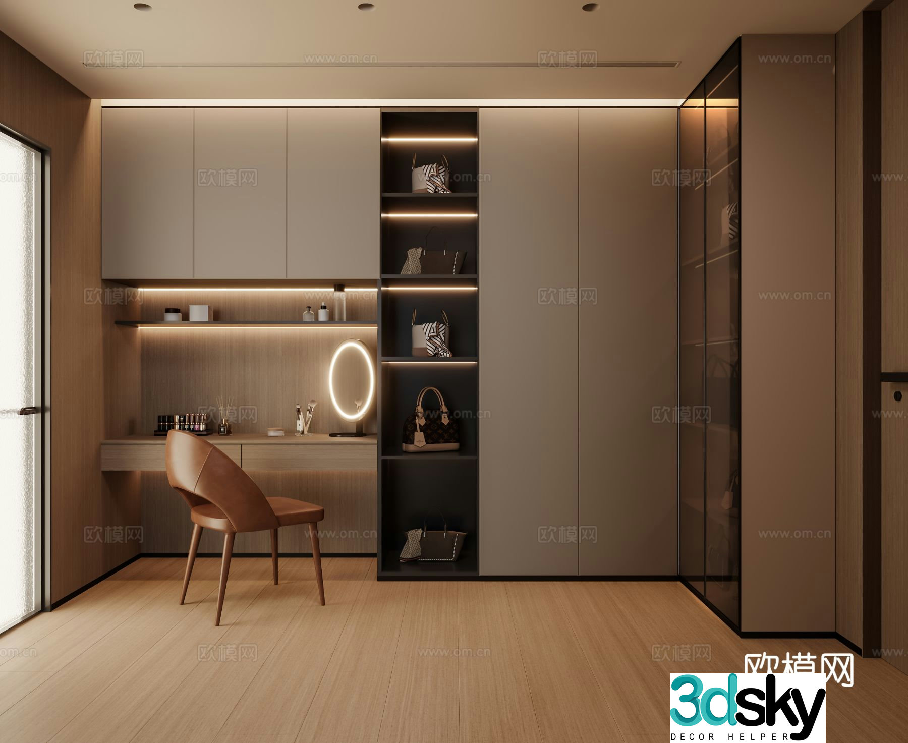 Italian cloakroom 3D model