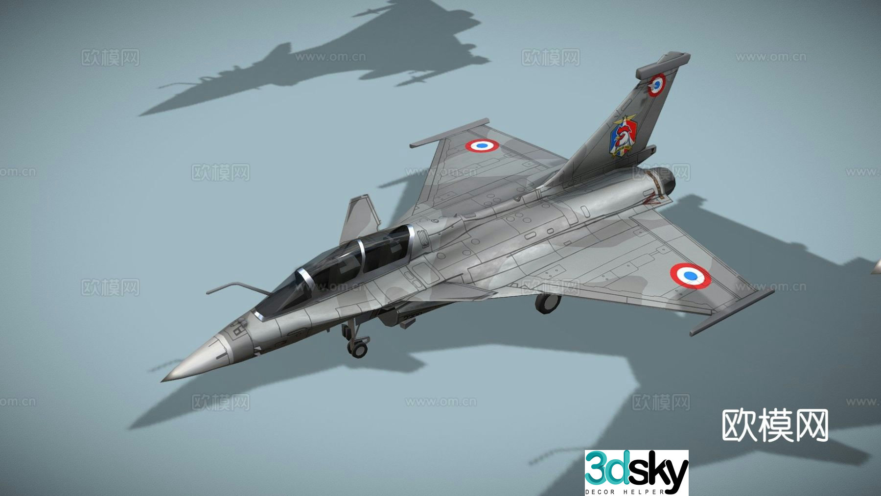 jet fighter 3d model