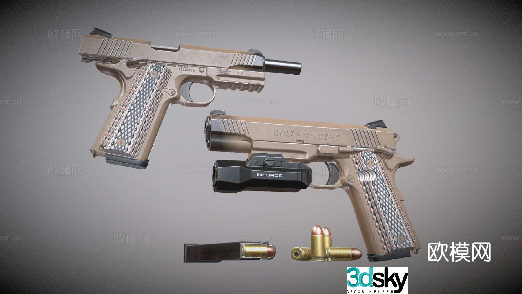 Pistol 3d model