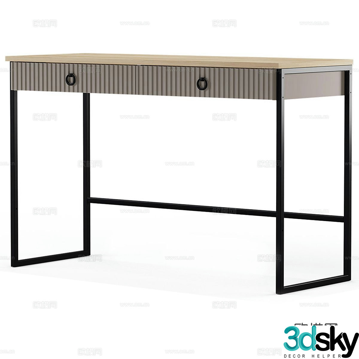Modern desk 3d model