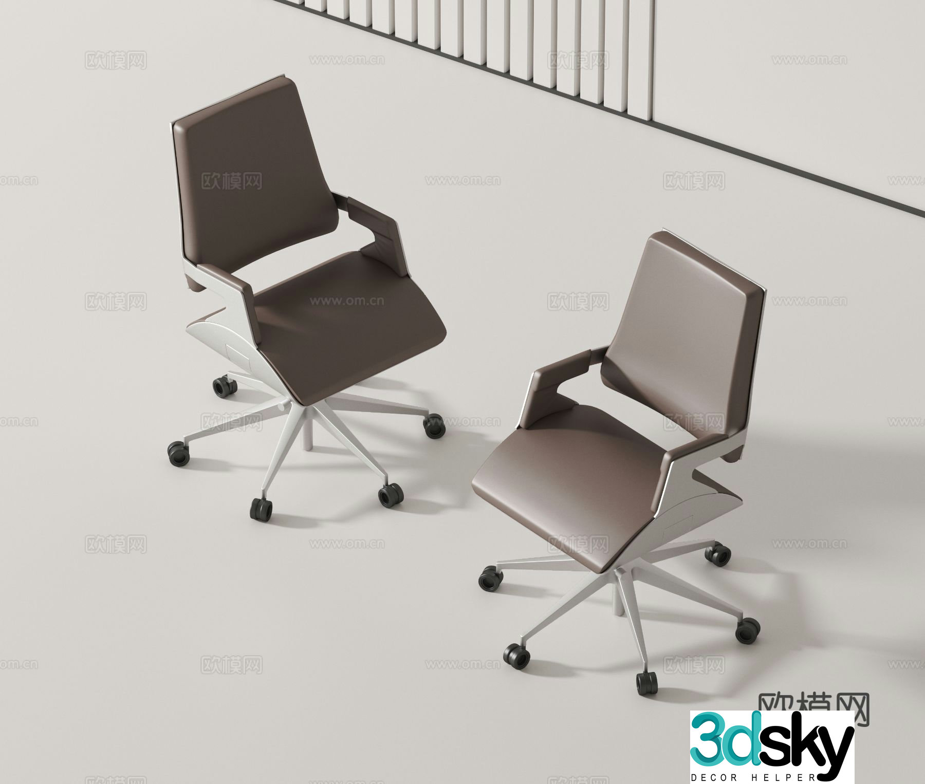 Modern office chair 3d model