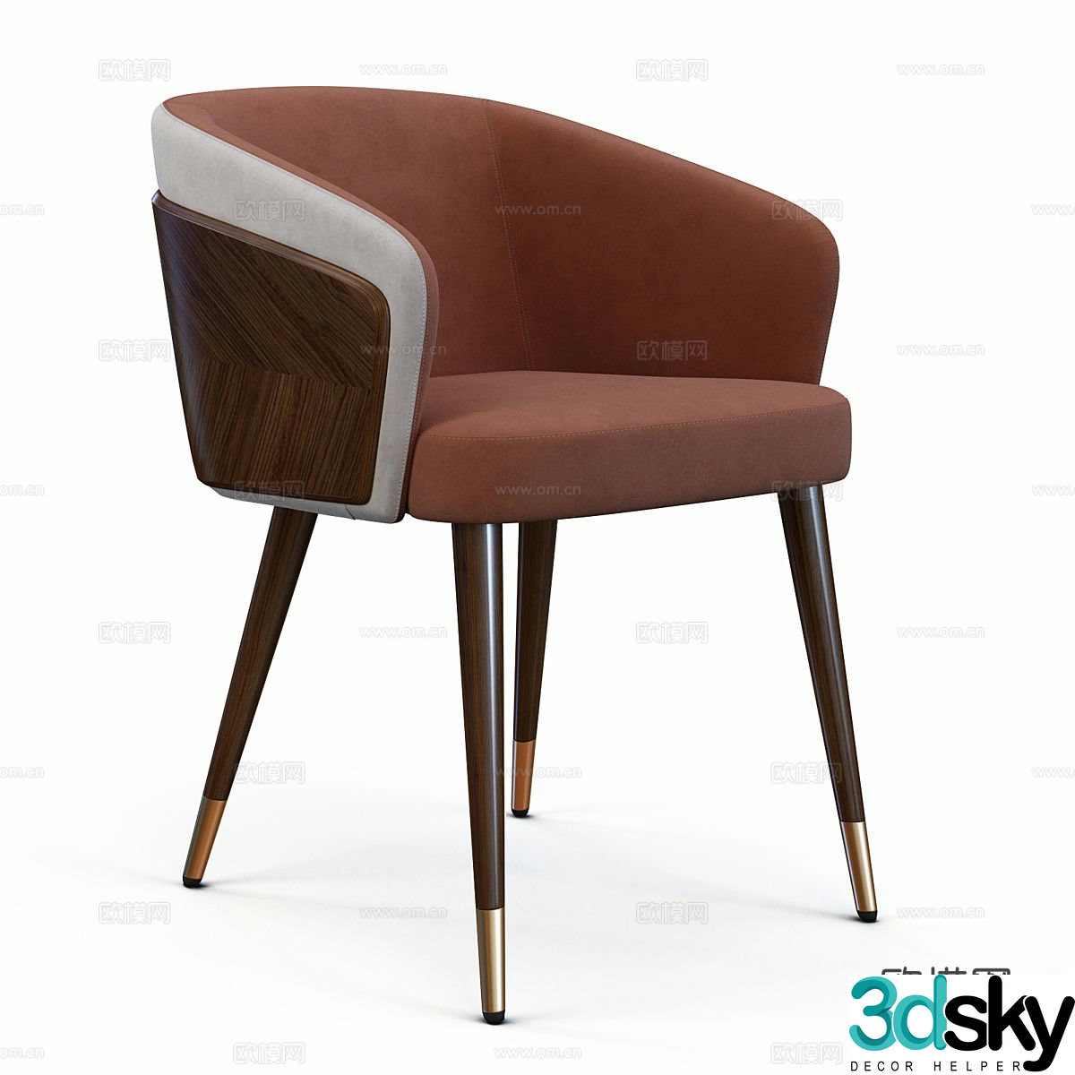 chair dining chair 3d model