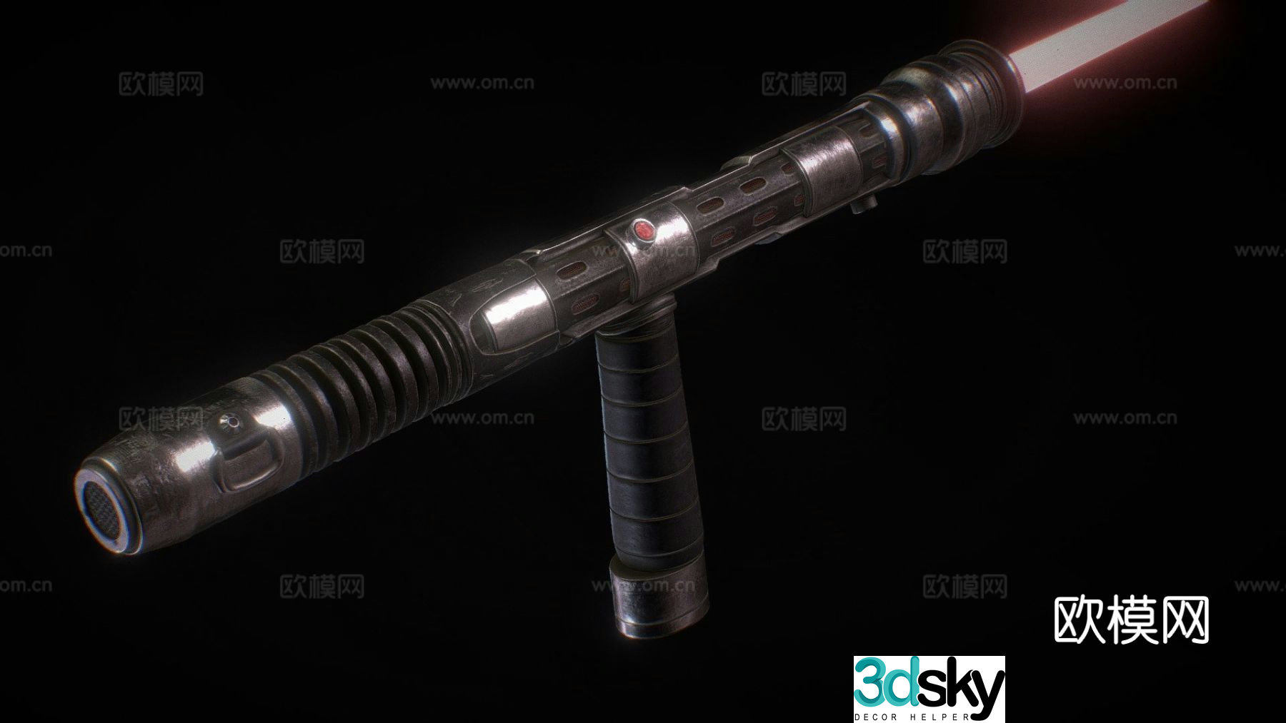 lightsaber fantasy sword science fiction sword 3d model
