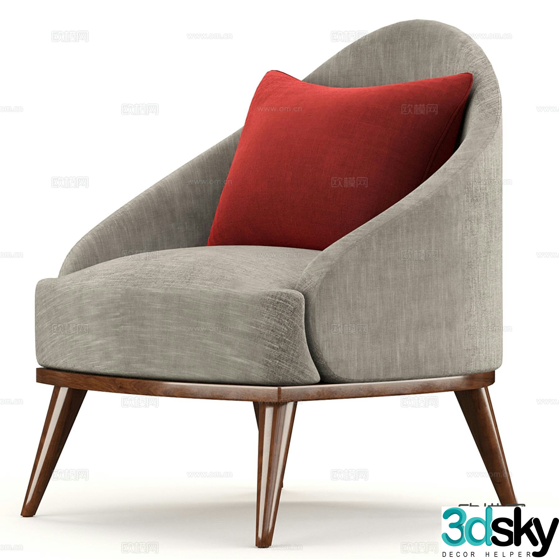 chair leisure chair 3d model