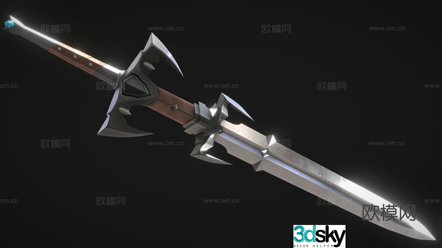 Game sword 3d model
