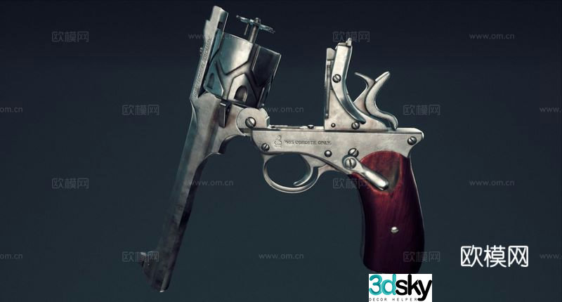 weapon firearm 3d model