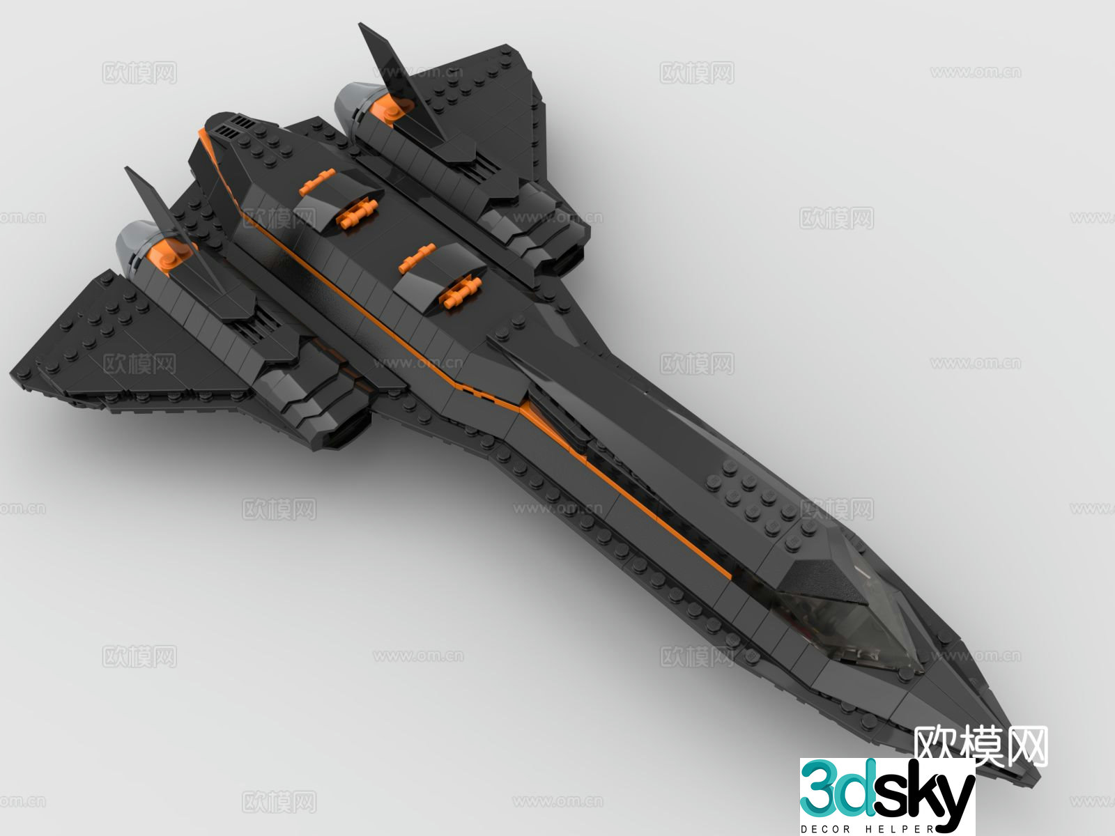 LEGO LEGO toys building blocks fighter 3d model