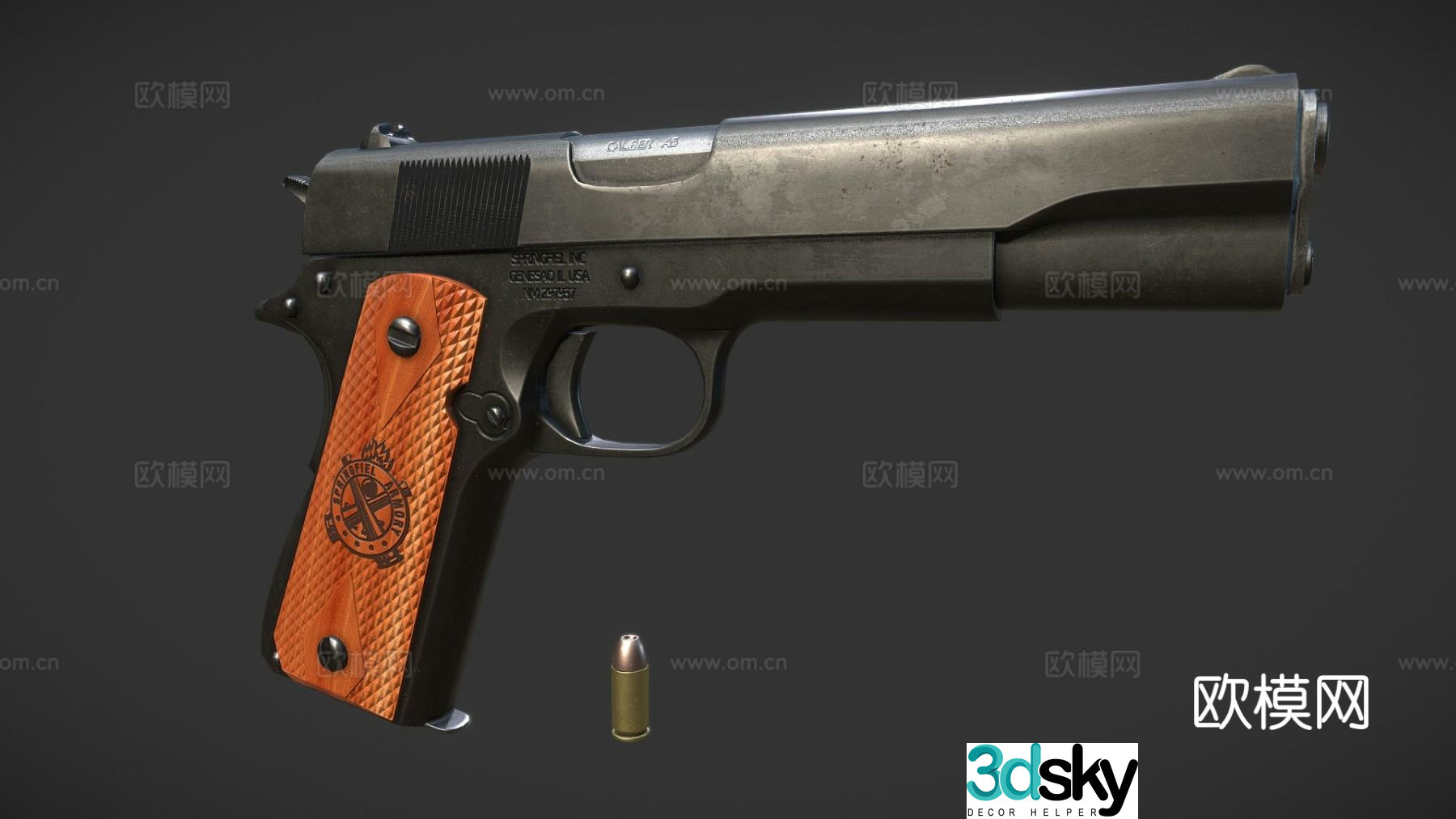 Pistol 3d model