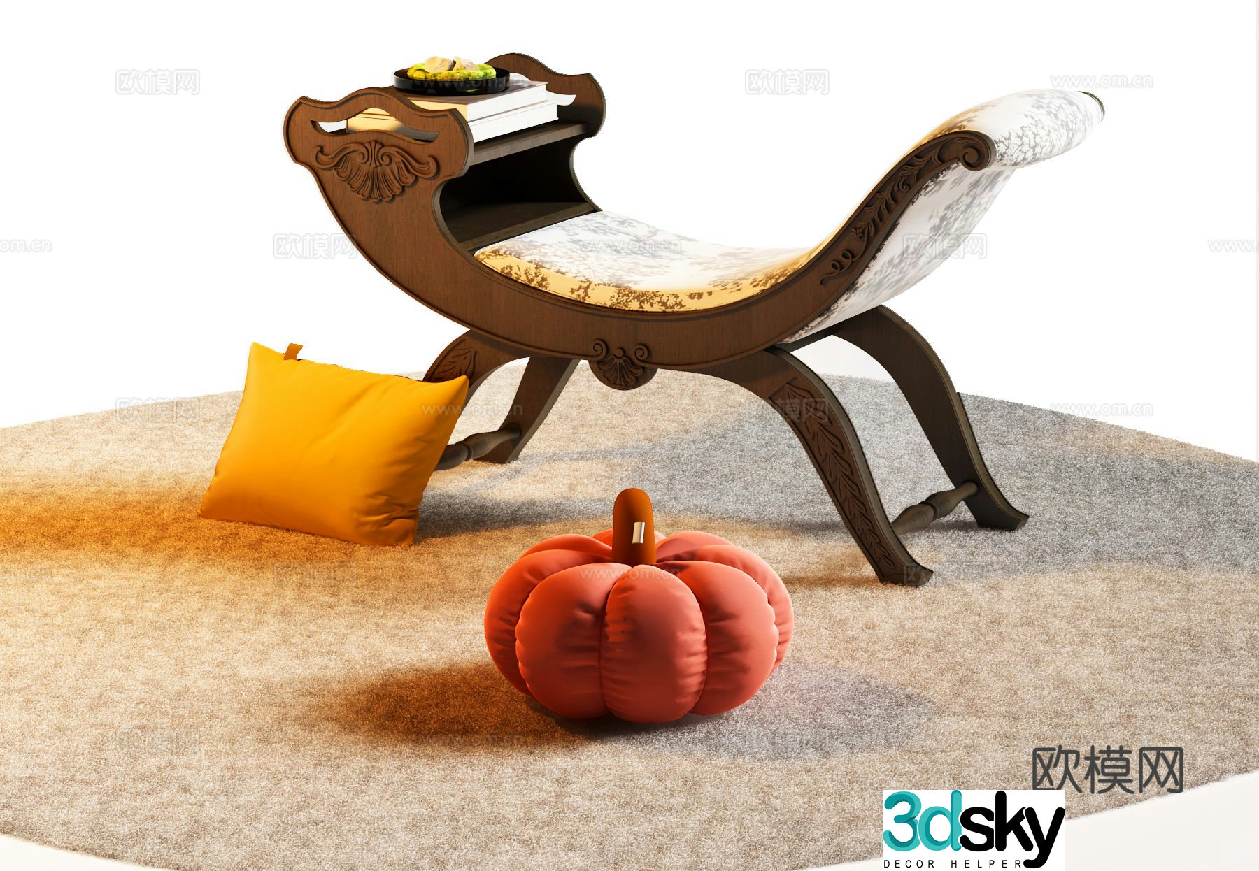 American pedal 3d model