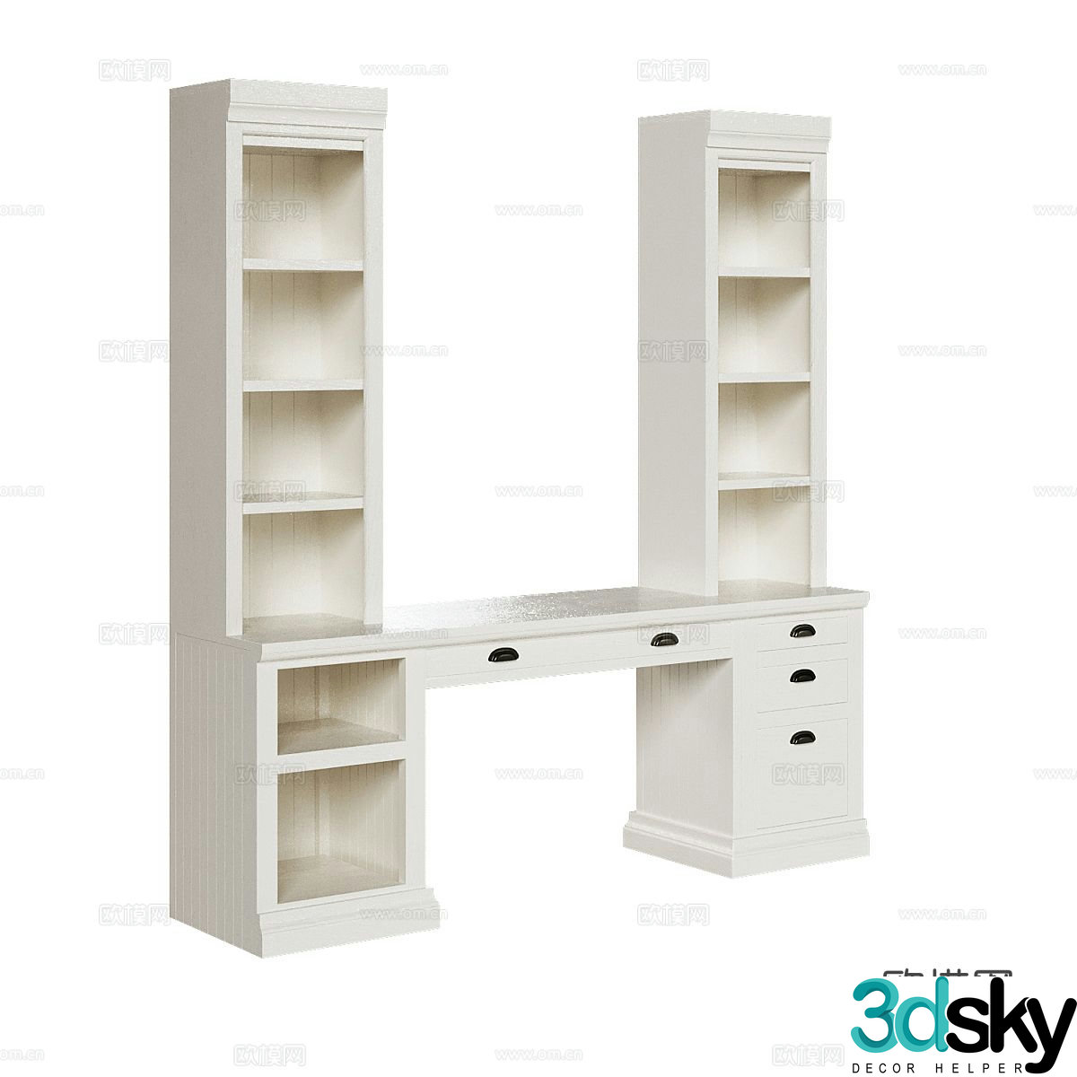 nordic desk 3d model