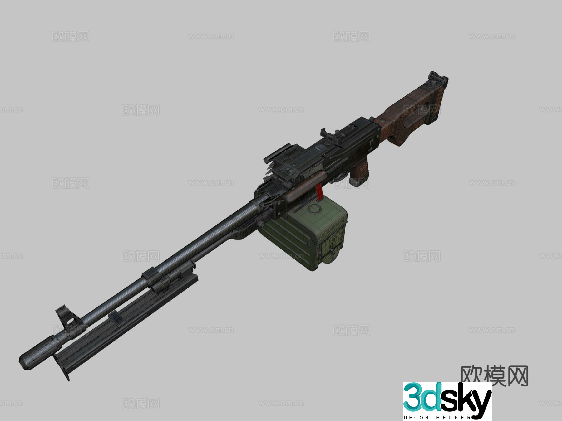 rifle 3d model