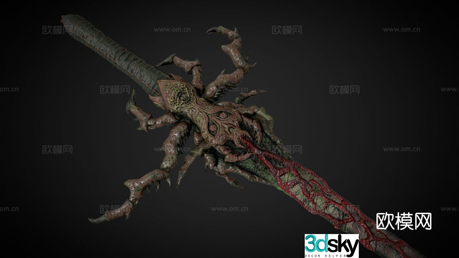 Living insect sword 3d model