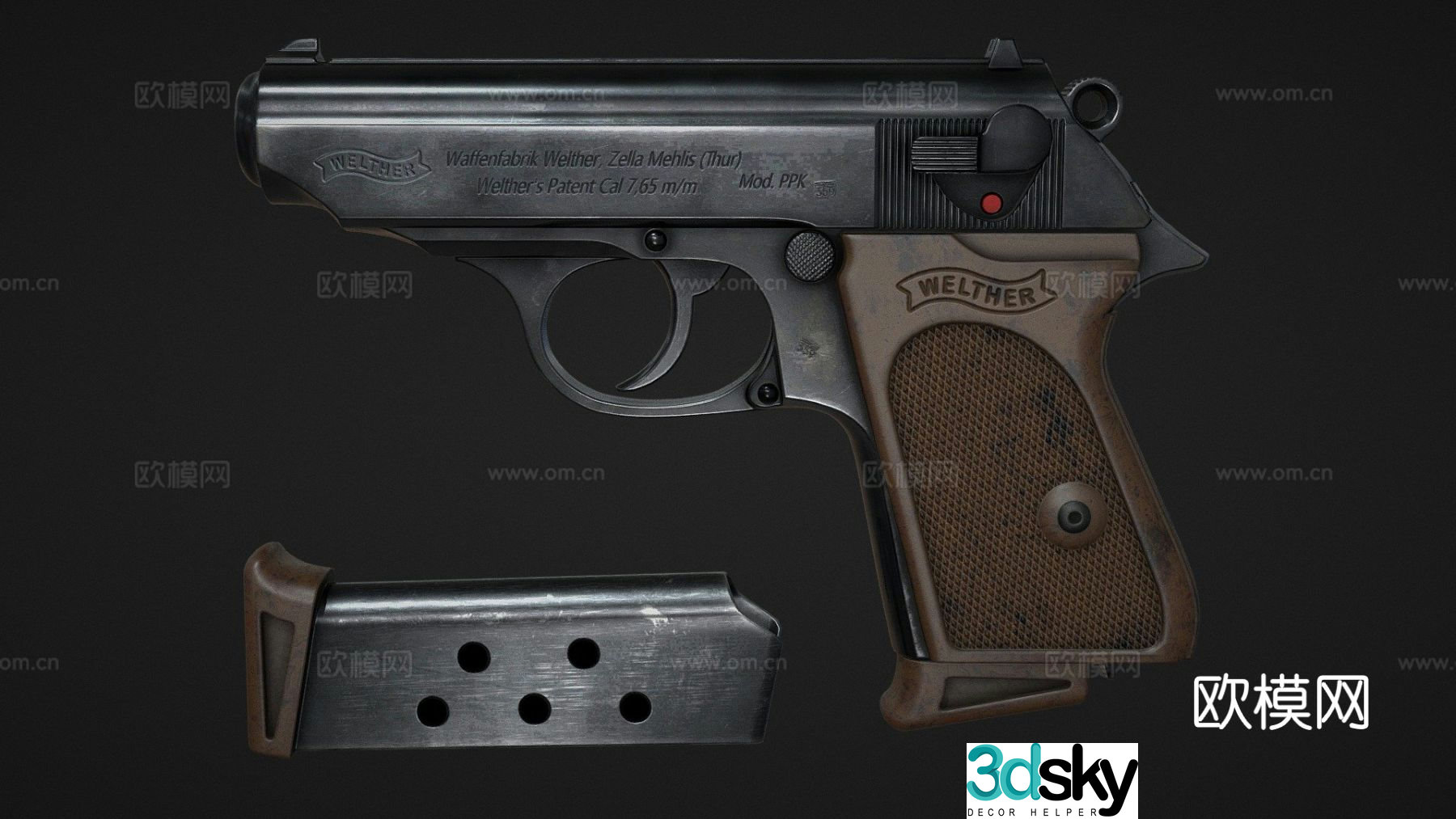Pistol 3d model