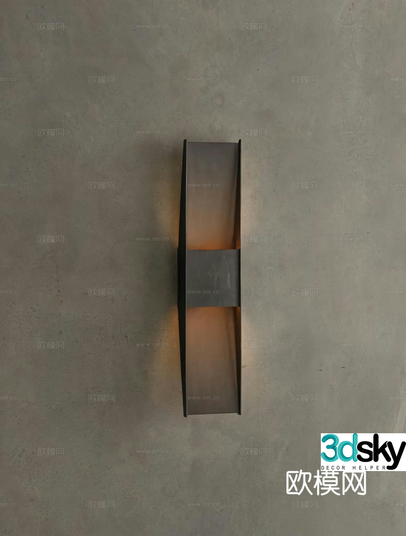 Retro wall lamp 3d model