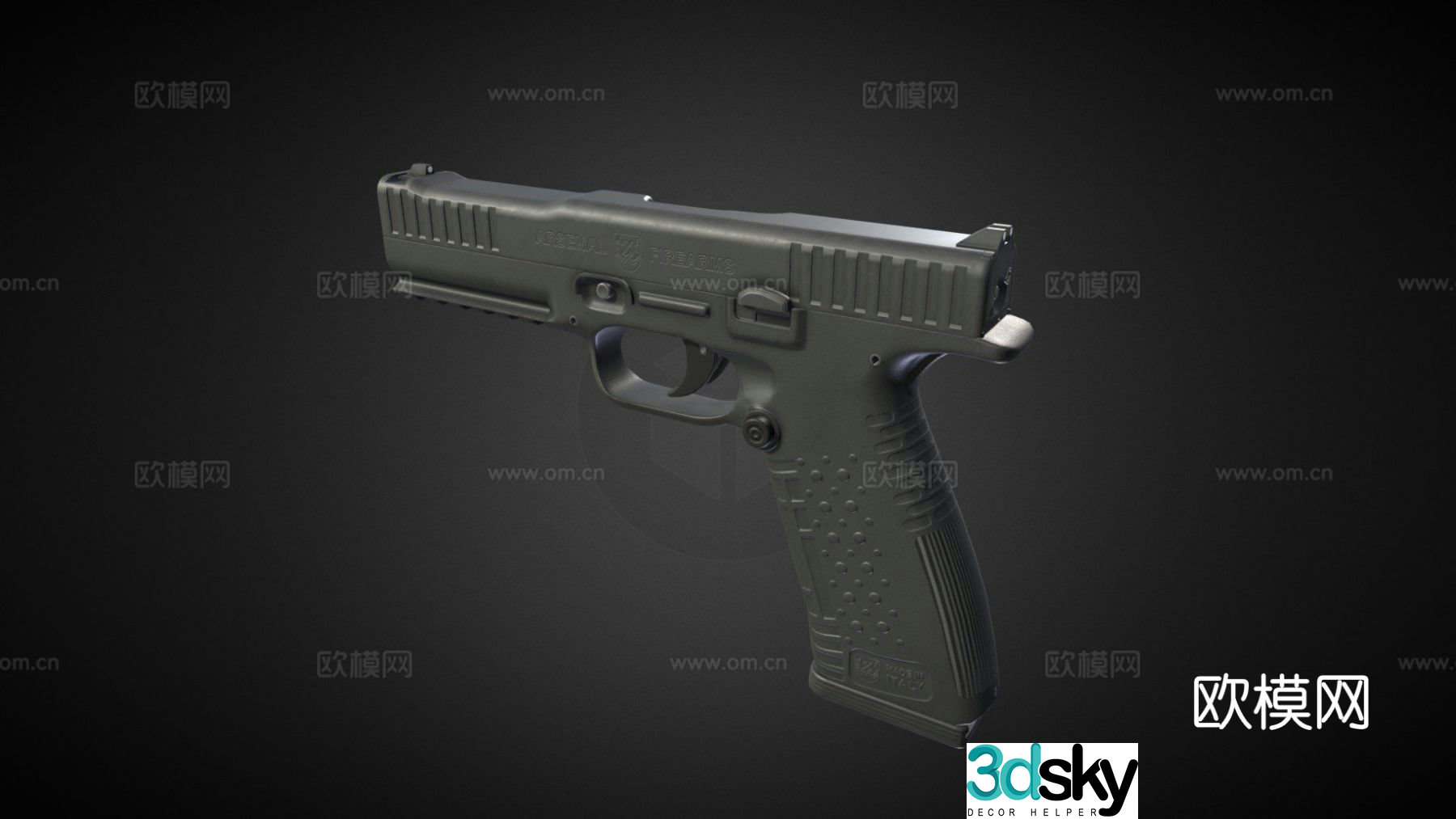 Pistol 3d model