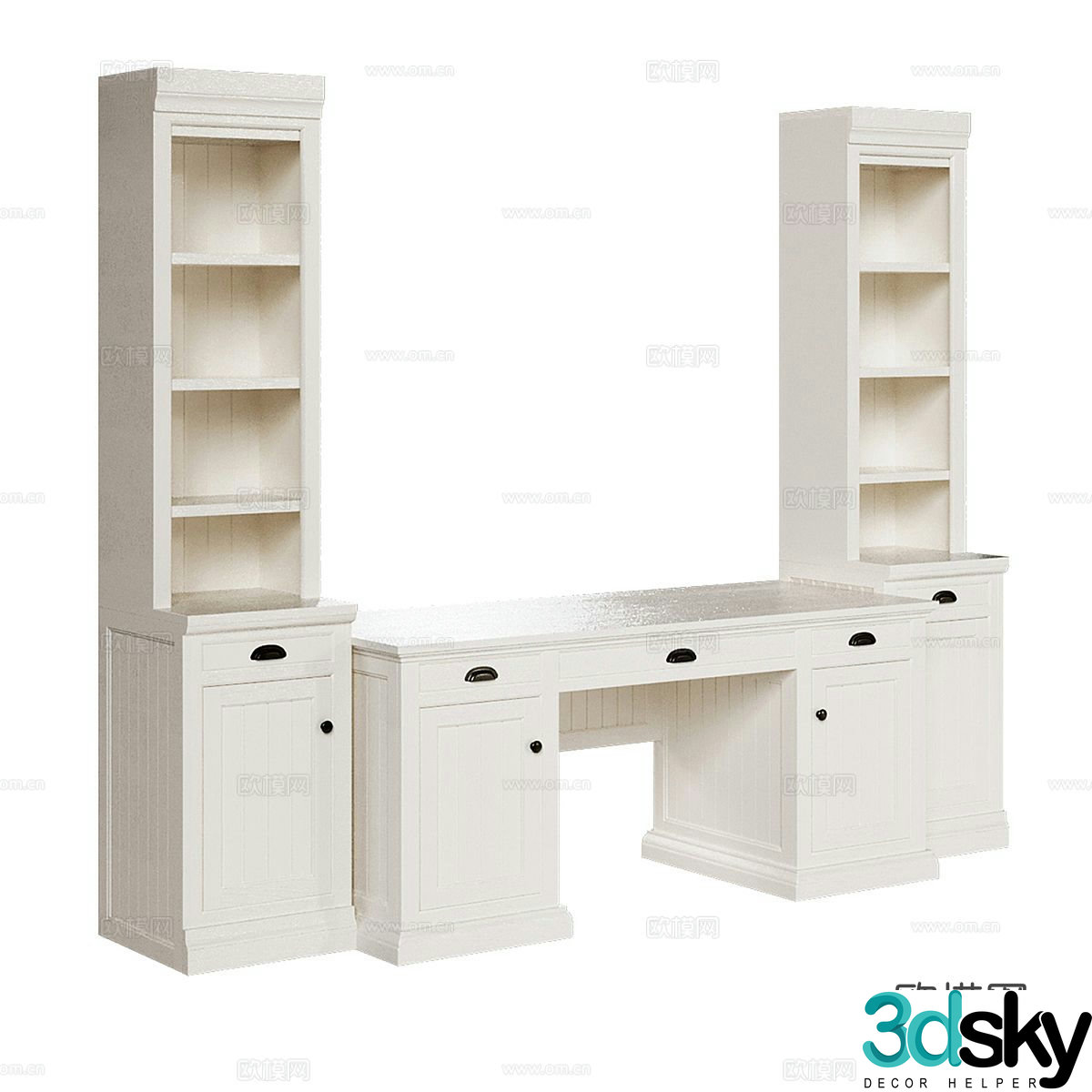 Nordic desk desk 3d model