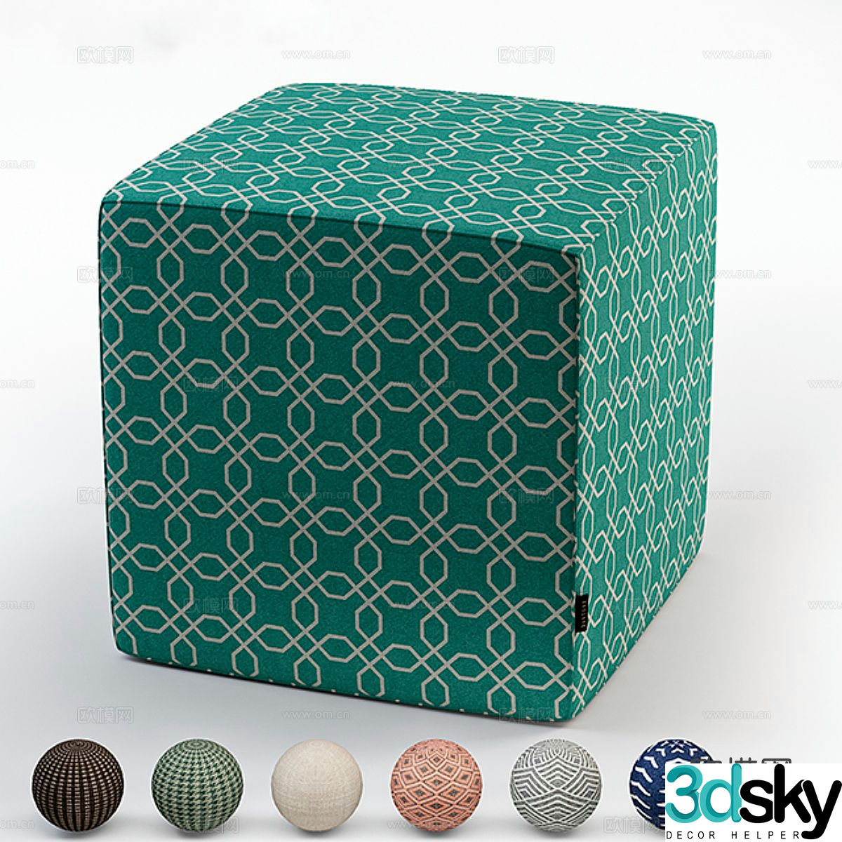 Stool sofa stool 3d model