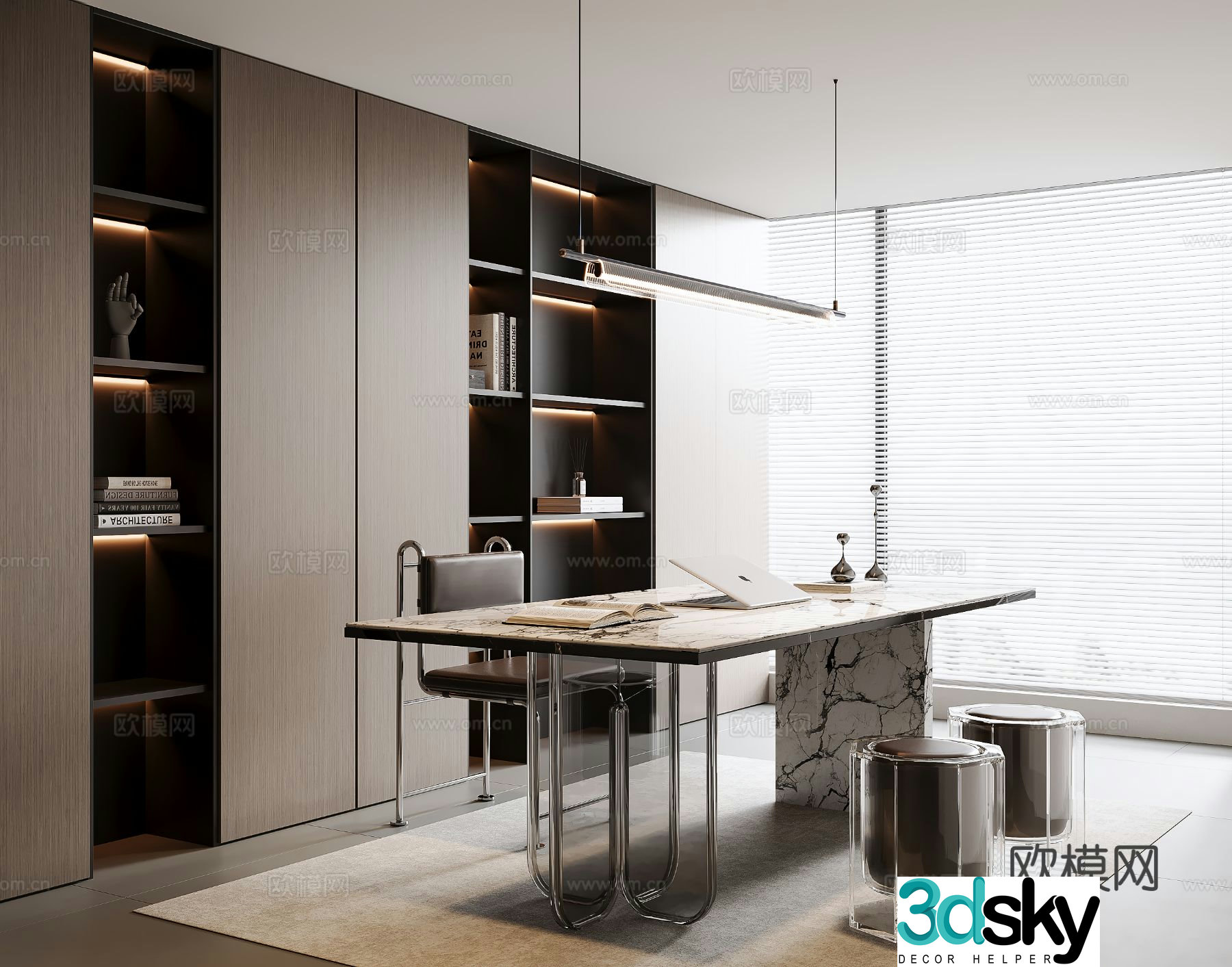 Italian study 3D model