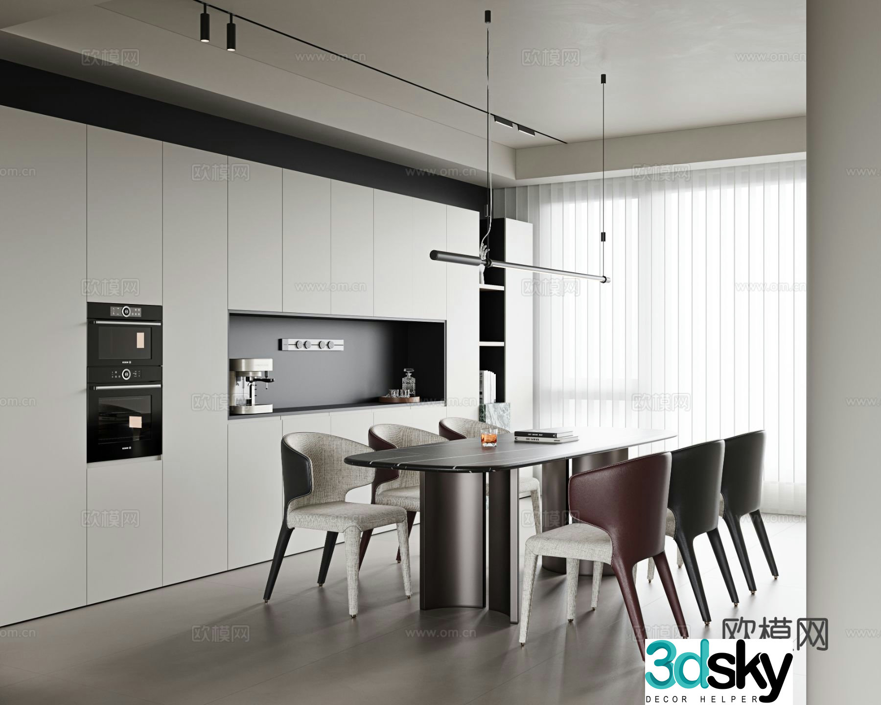 Italian restaurant 3d model