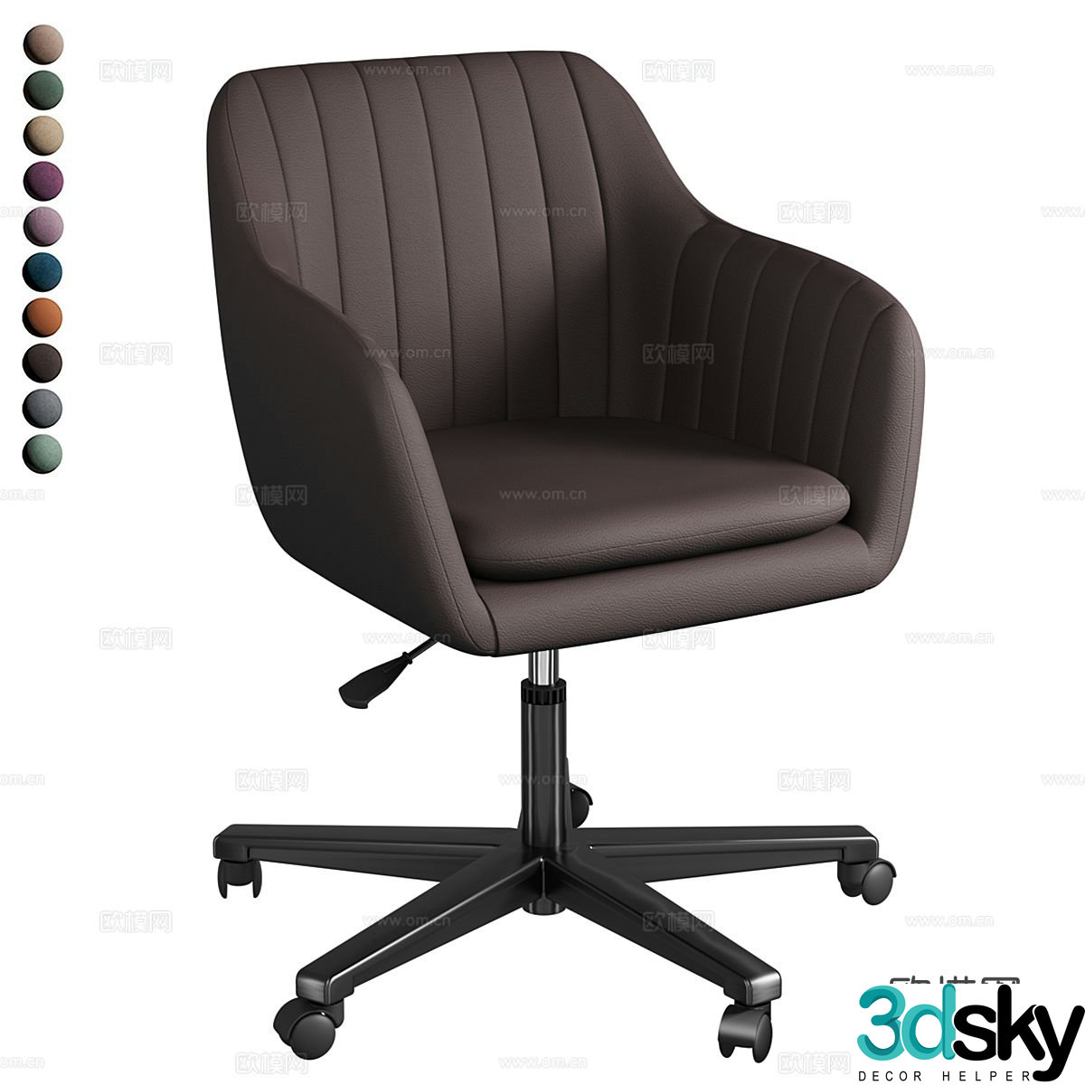 Modern office chair 3d model