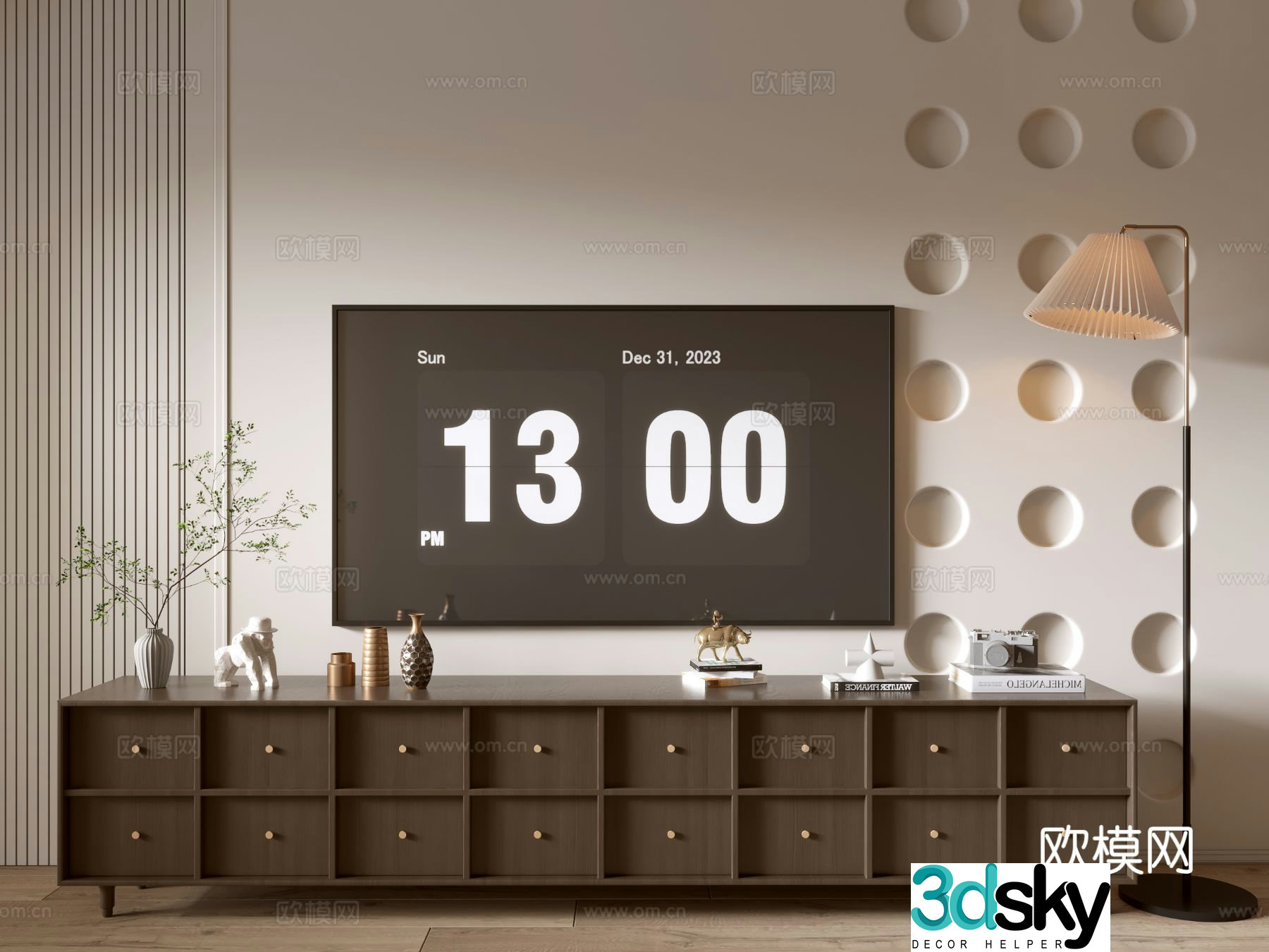 Modern TV cabinet 3d model