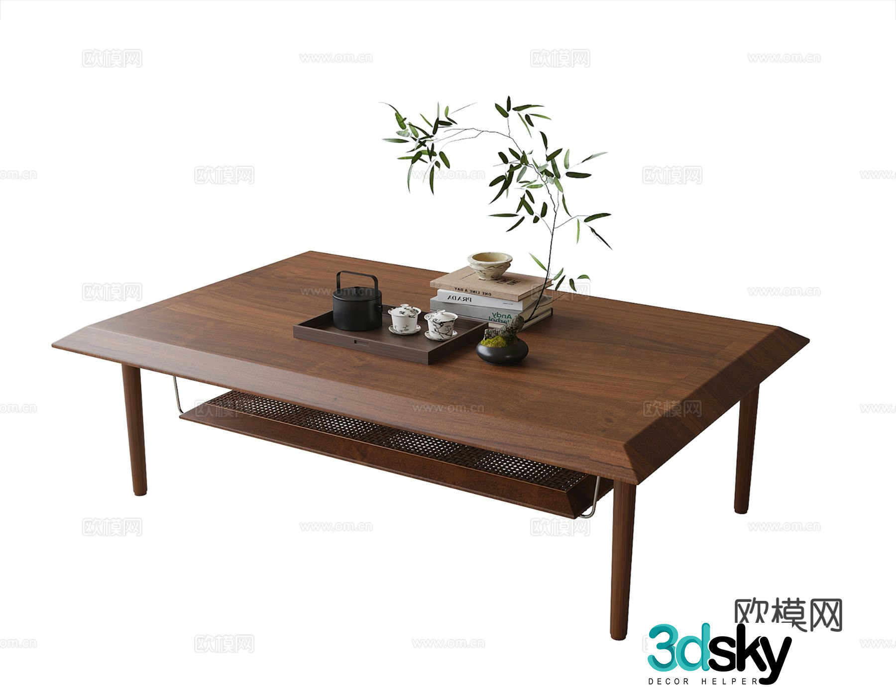 New Chinese coffee table 3d model