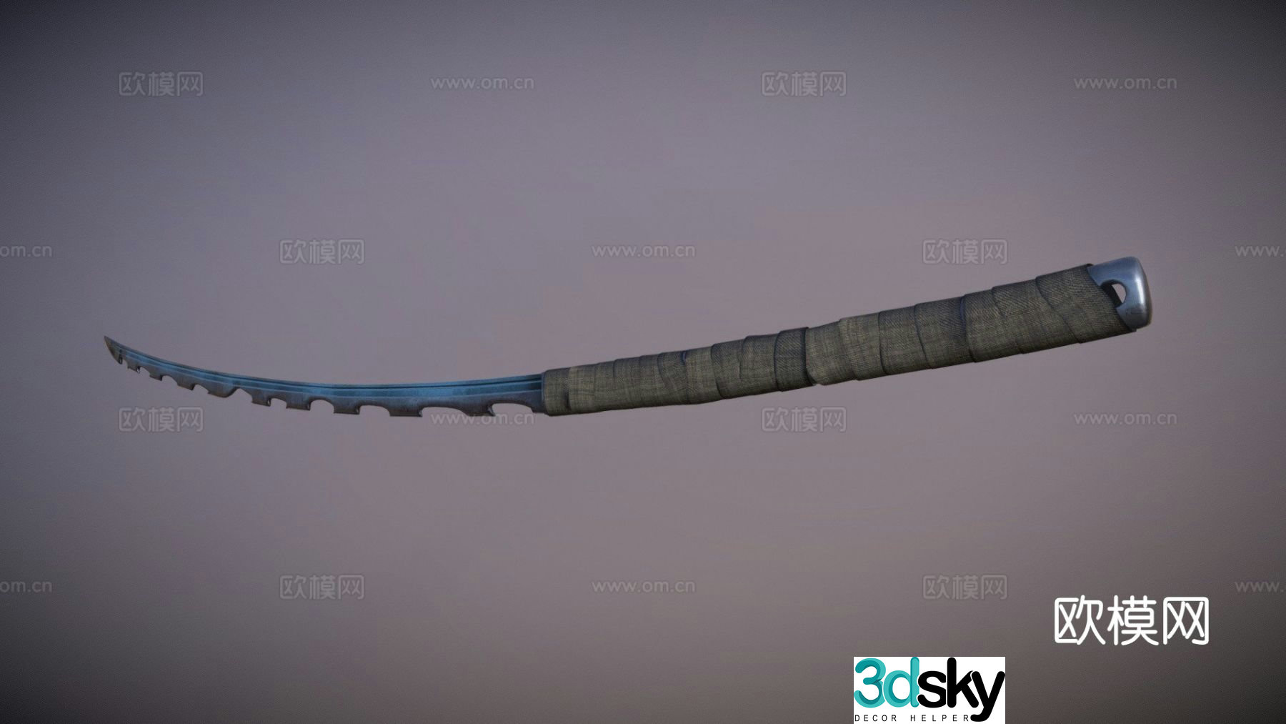 Nichirin knife 3d model