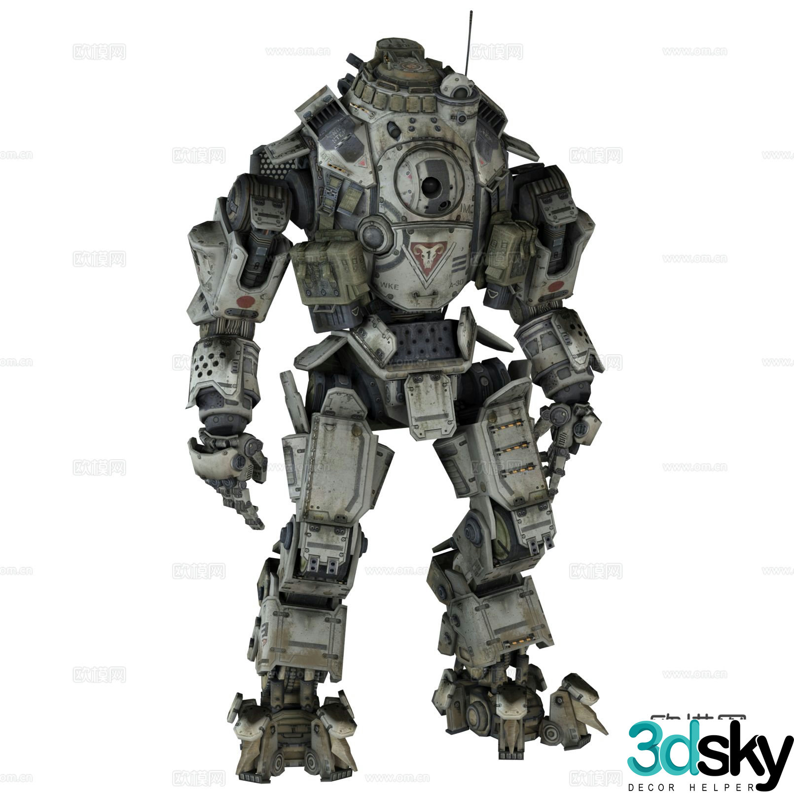 doll toy trendy robot 3d model