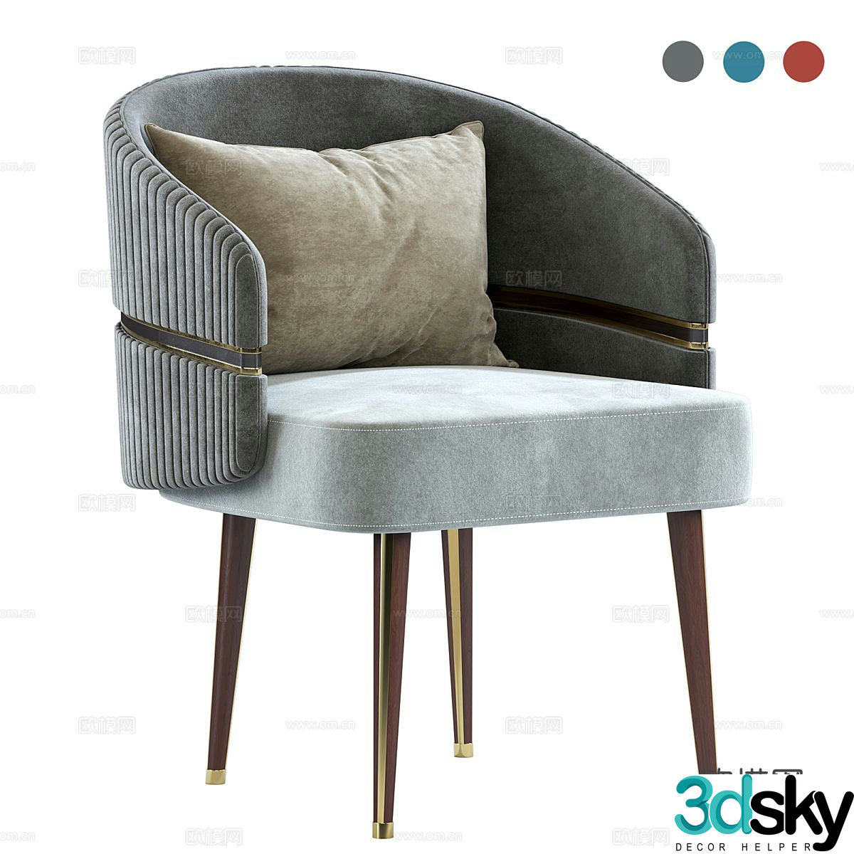 chair dining chair 3d model