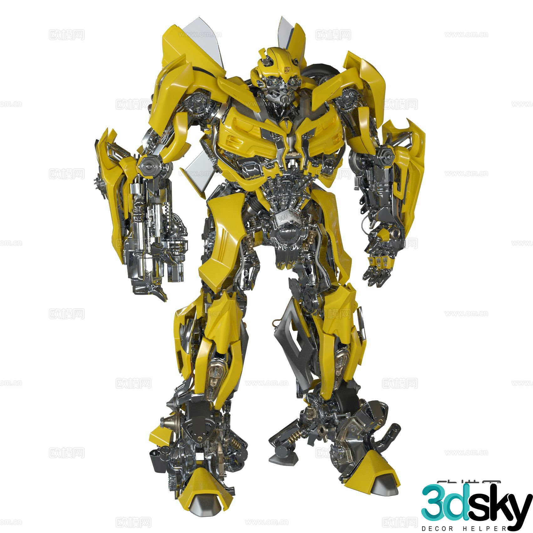 doll toy trendy robot 3d model