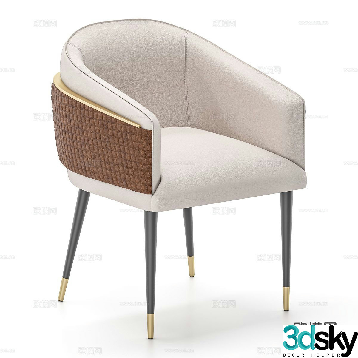 chair dining chair 3d model