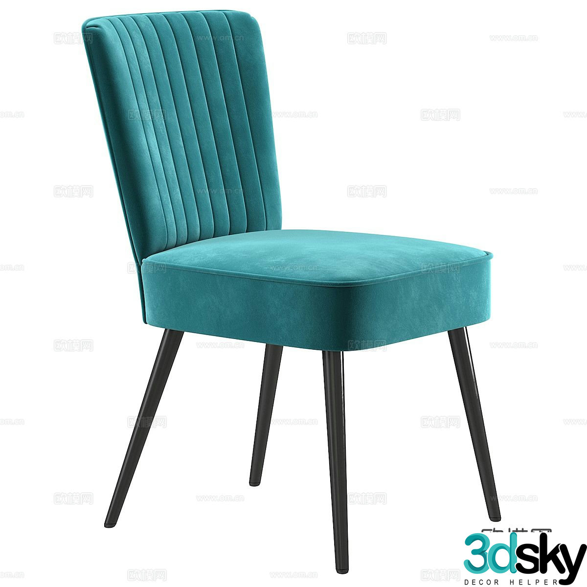 chair dining chair 3d model