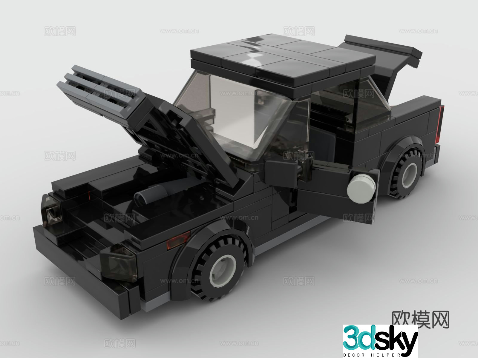 Lego LEGO toys building blocks car car vehicle 3d model