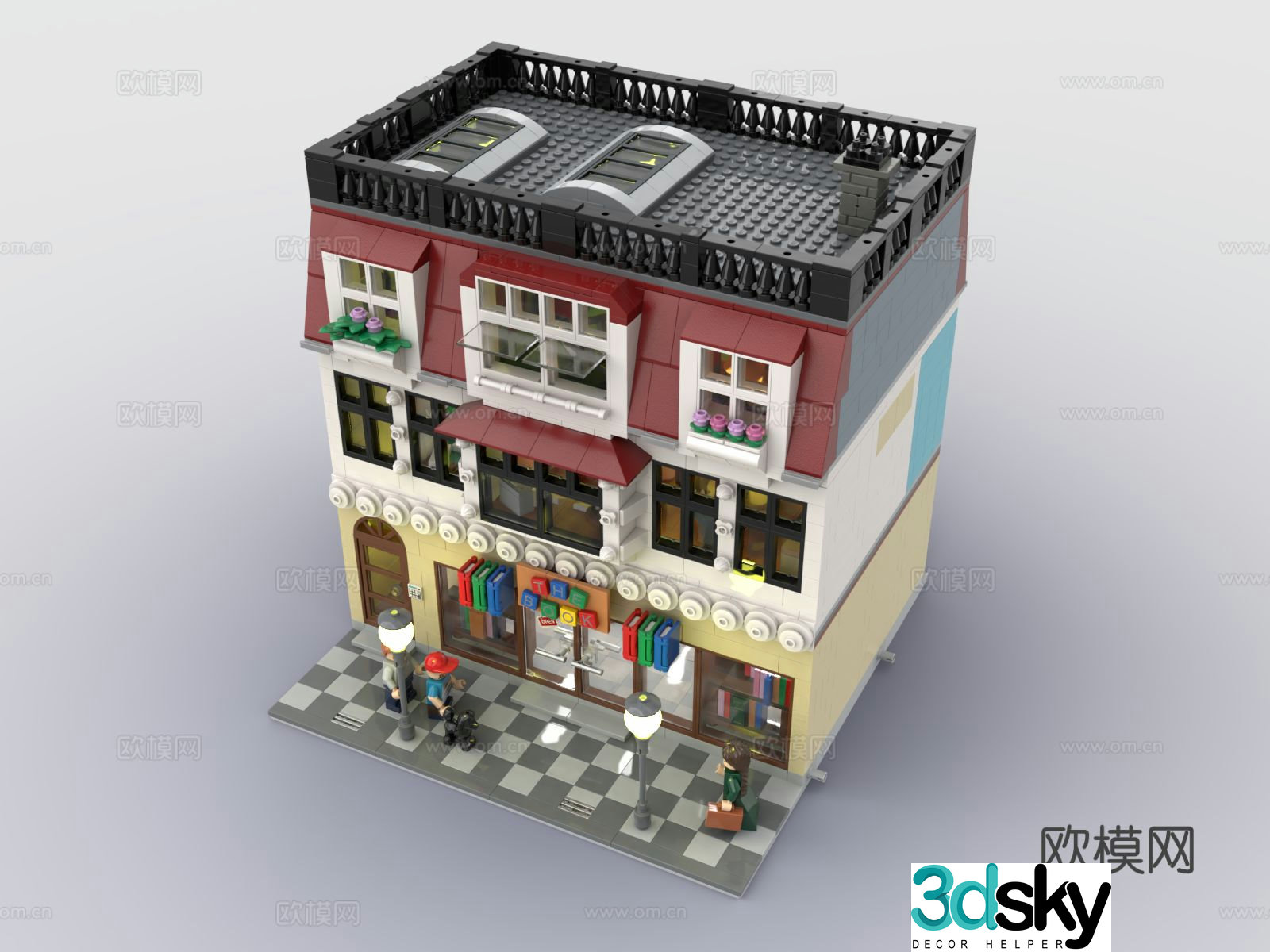 LEGO LEGO toys building block store shop 3d model