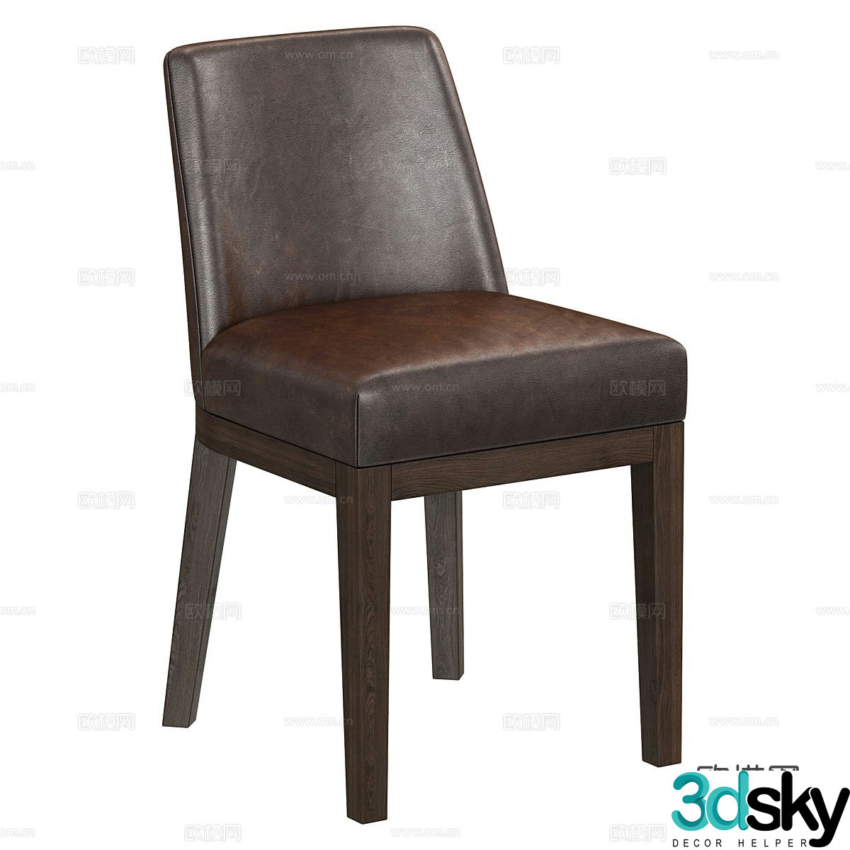 chair dining chair 3d model