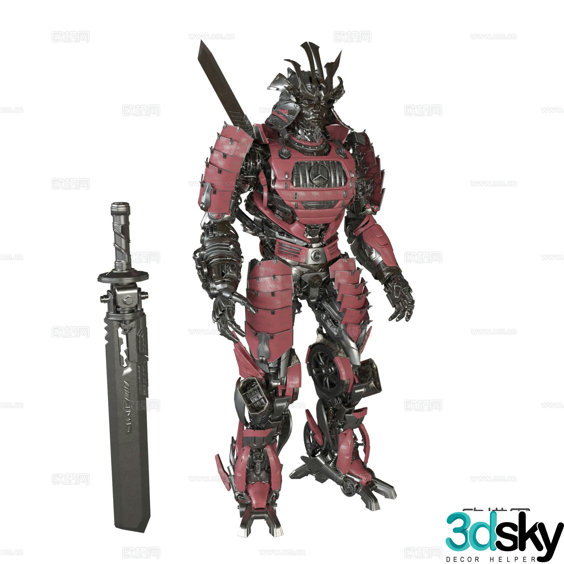 doll toy trendy robot 3d model
