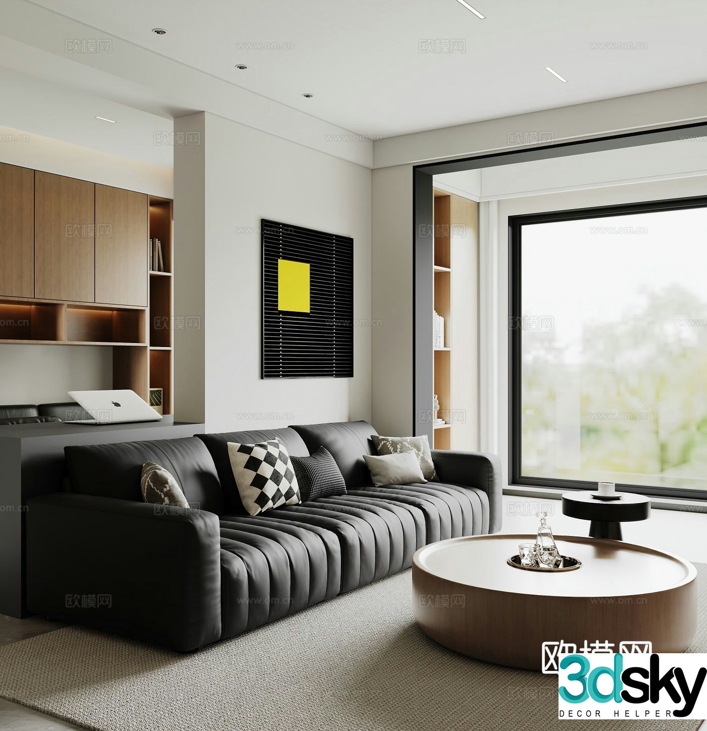 Modern living room 3d model
