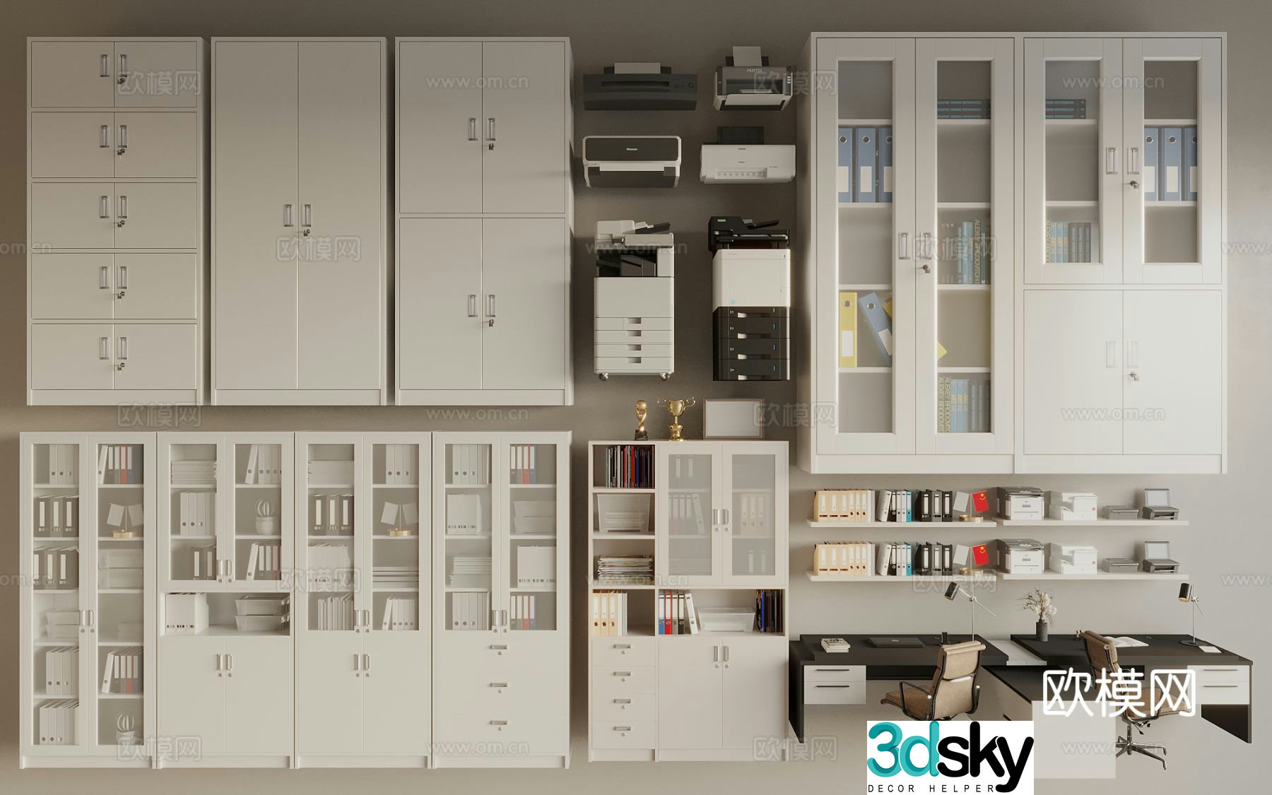 Now file cabinet printer metal cabinet 3d model