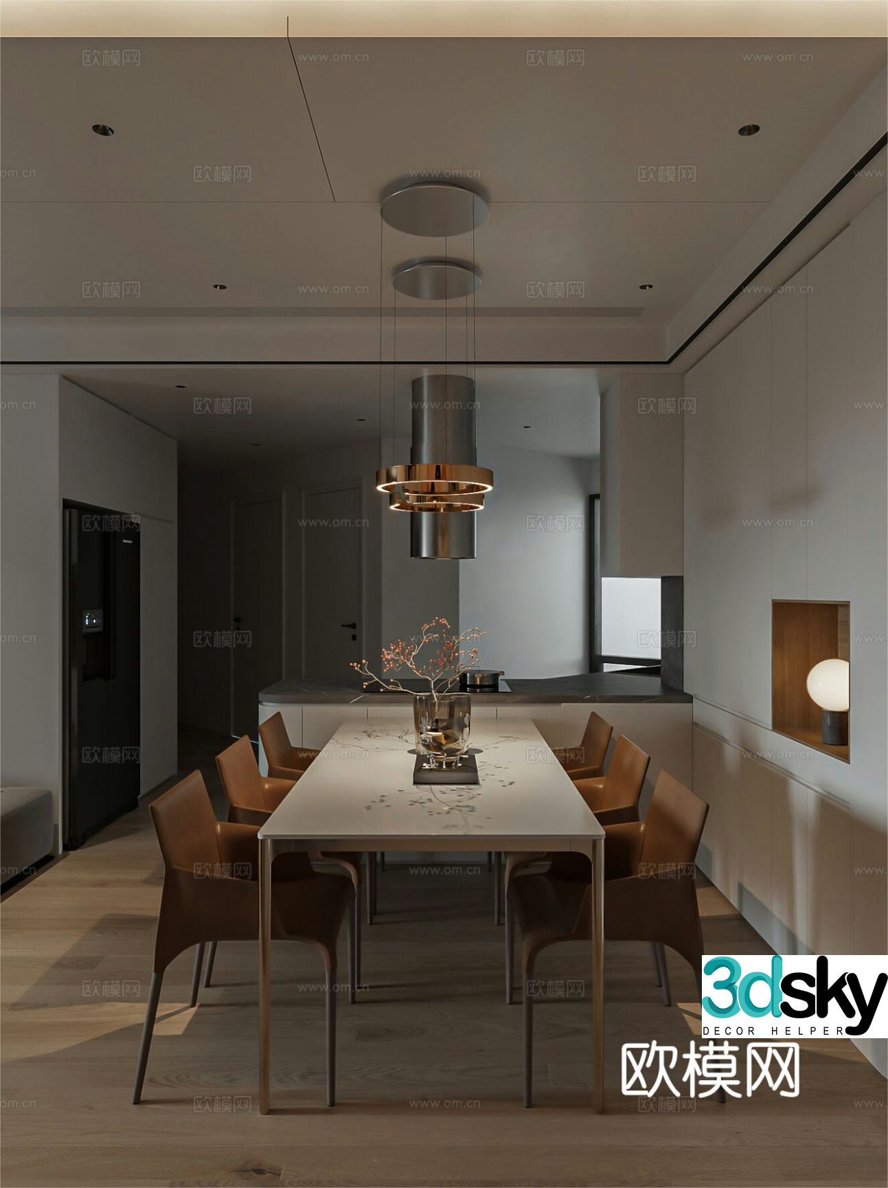 Italian restaurant 3d model