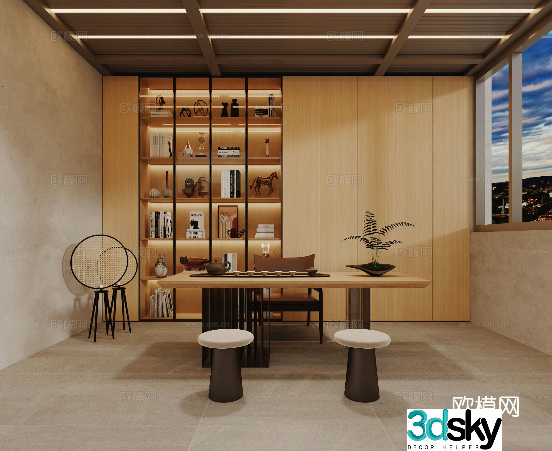 Wabi-sabi tea room 3d model